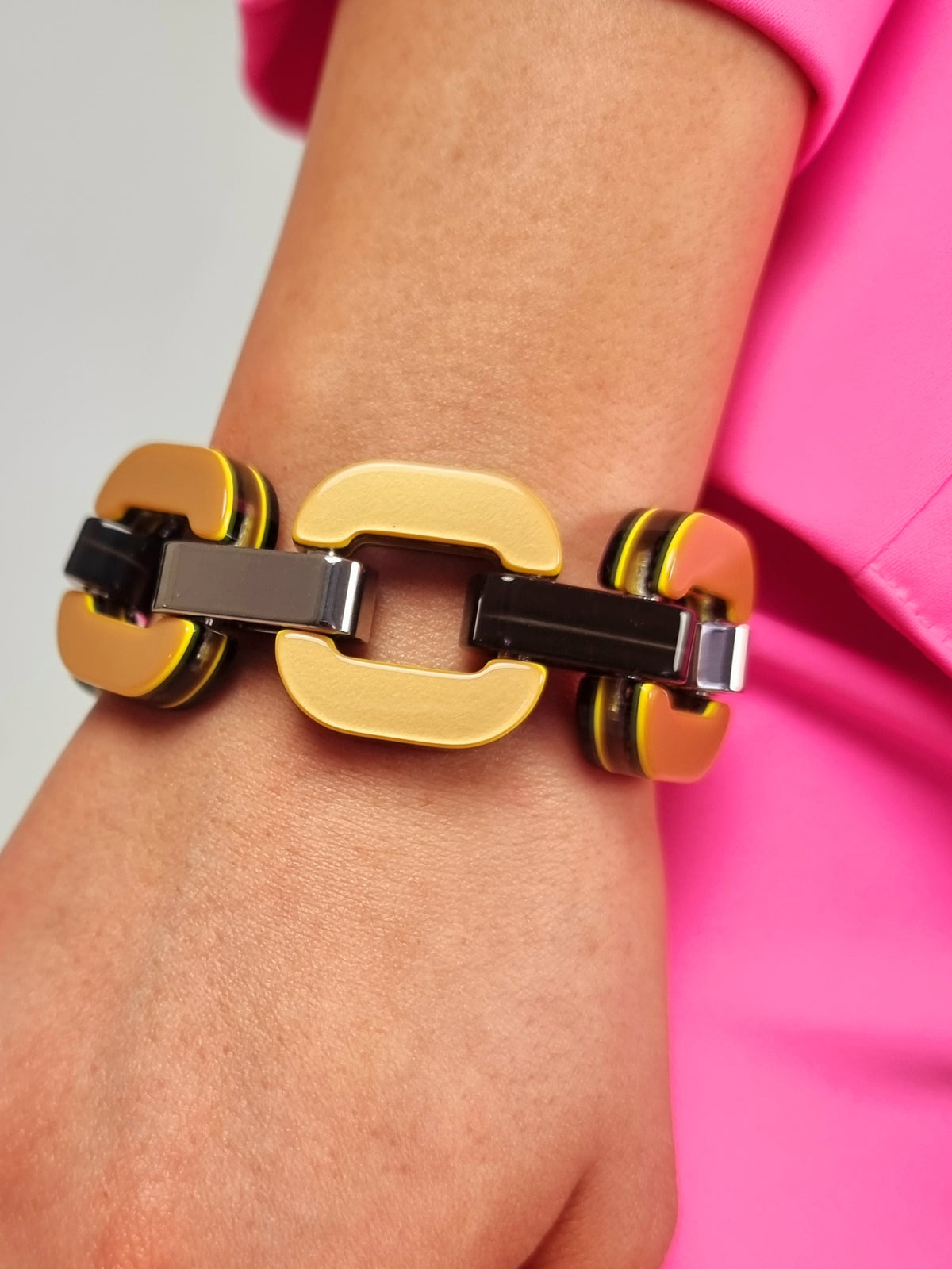 Xavier Derome Medium Gold/Yellow Two Tone Bracelet