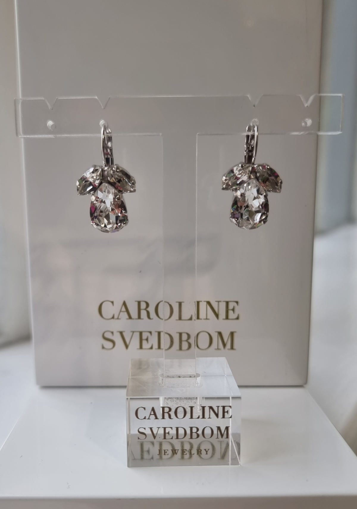 Caroline Svedbom Timo Earrings Crystal Rhodium