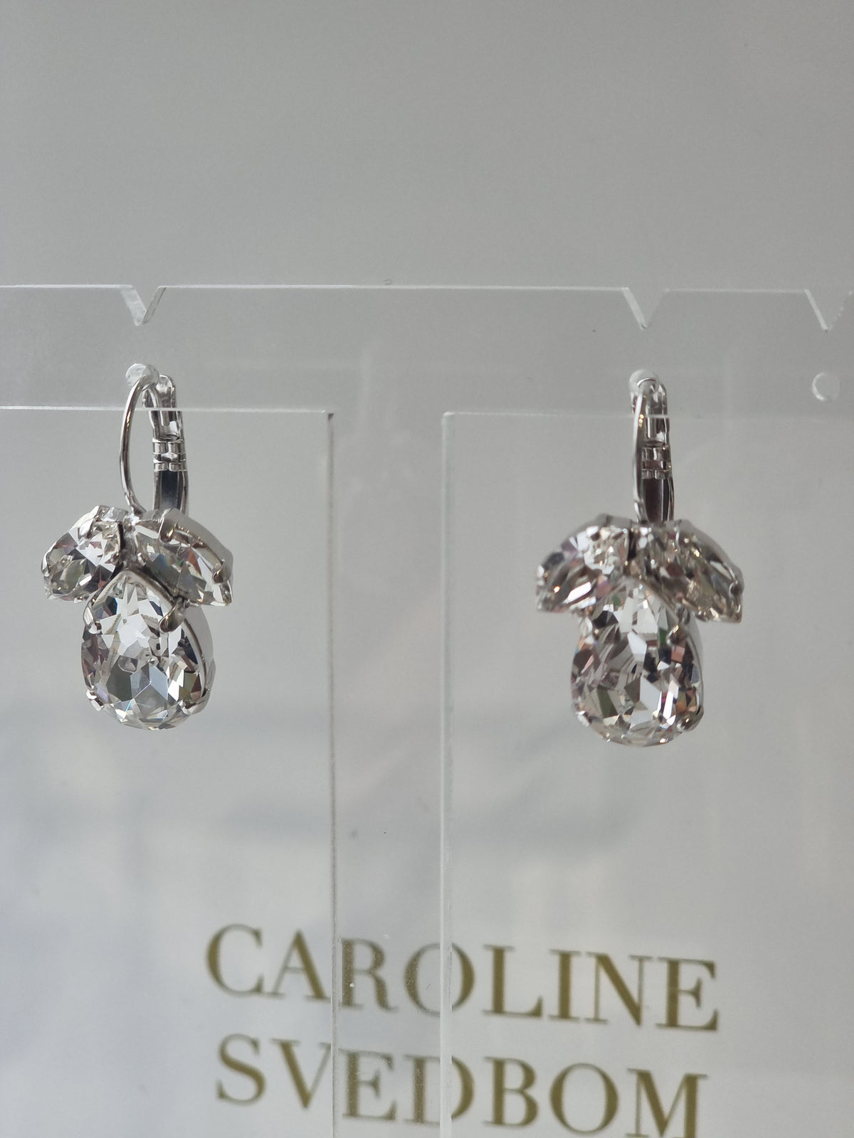 Caroline Svedbom Timo Earrings Crystal Rhodium