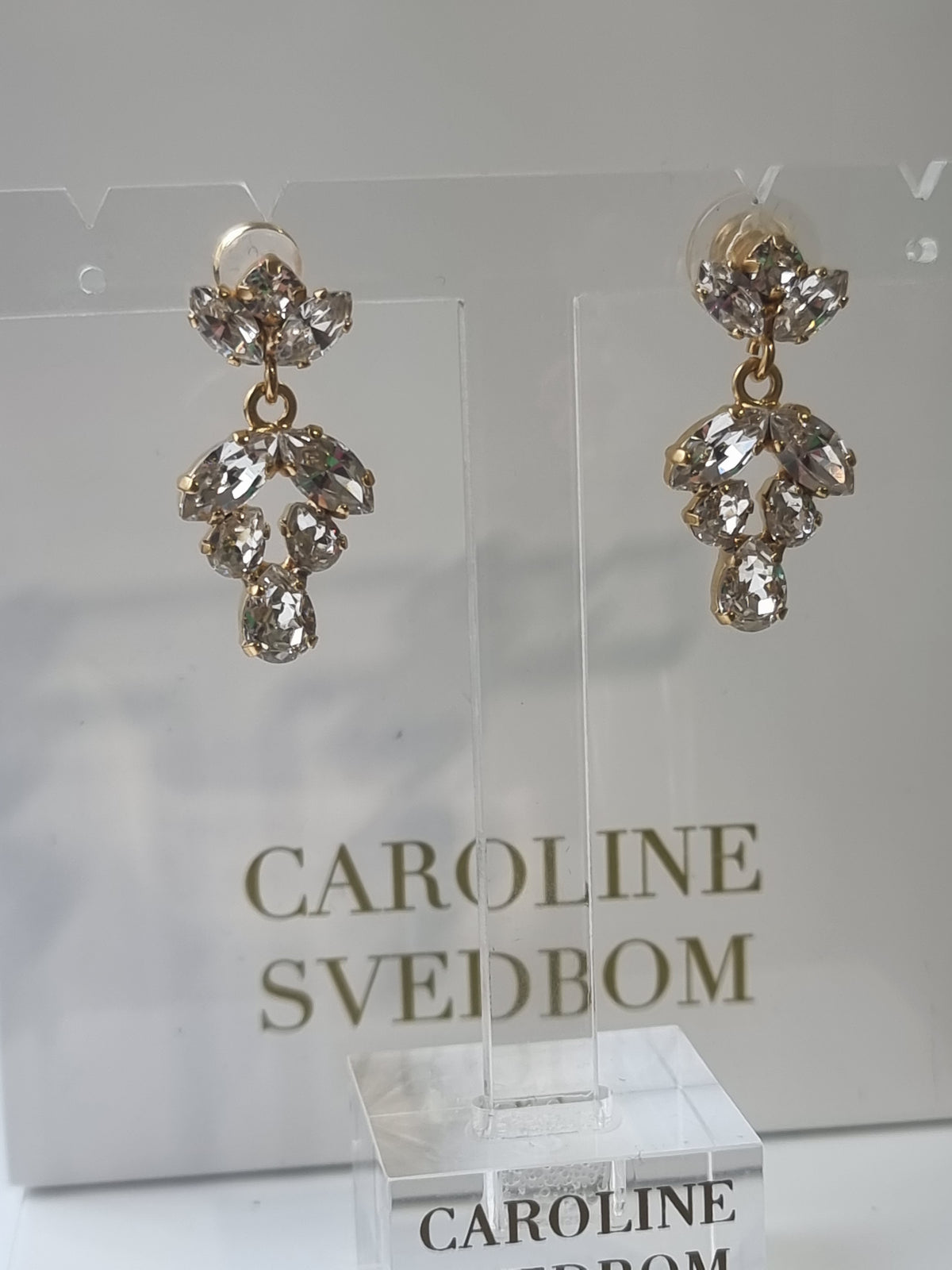 Caroline Svedbom Kiss Me Earrings Crystal