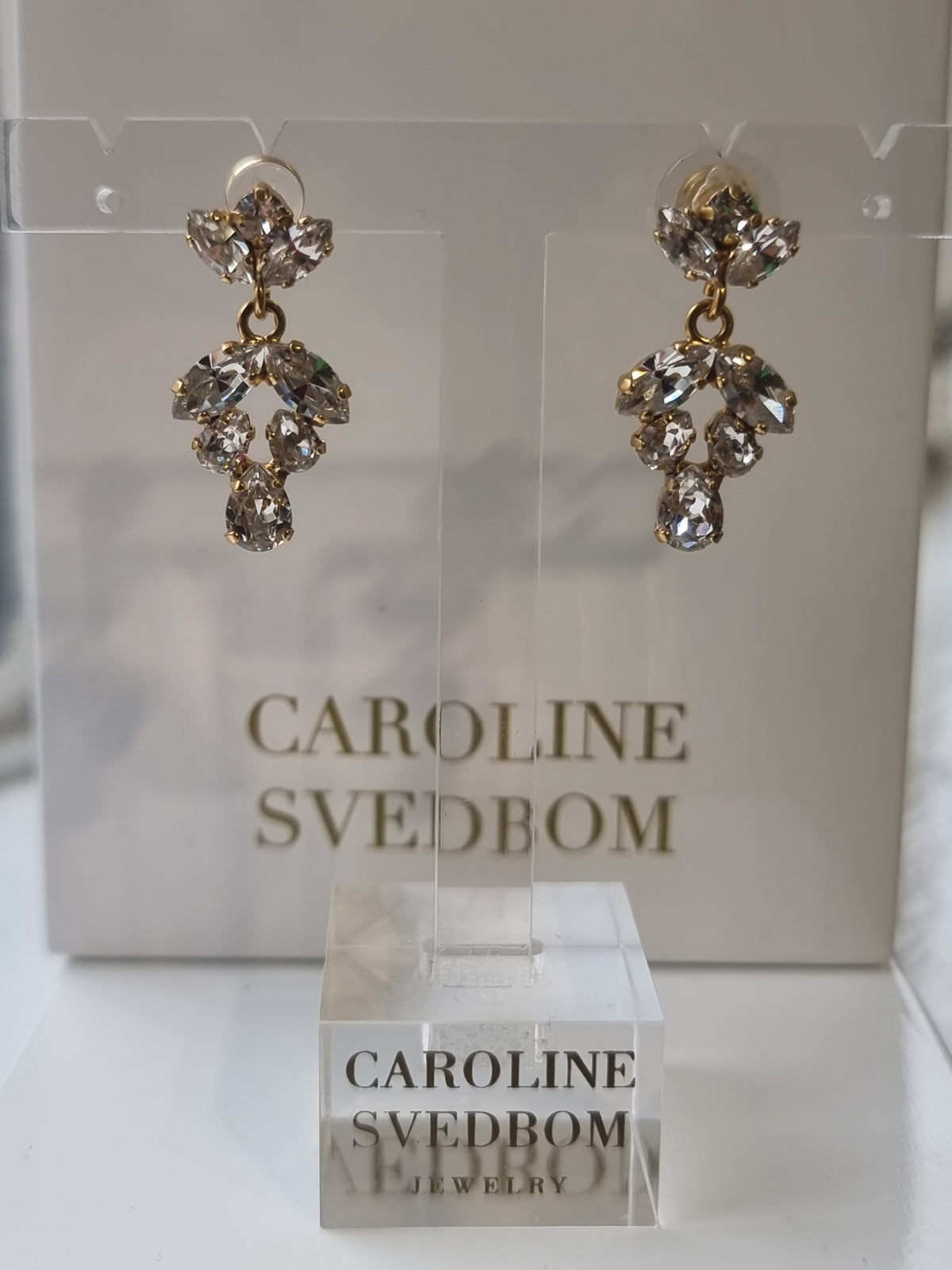 Caroline Svedbom Kiss Me Earrings Crystal