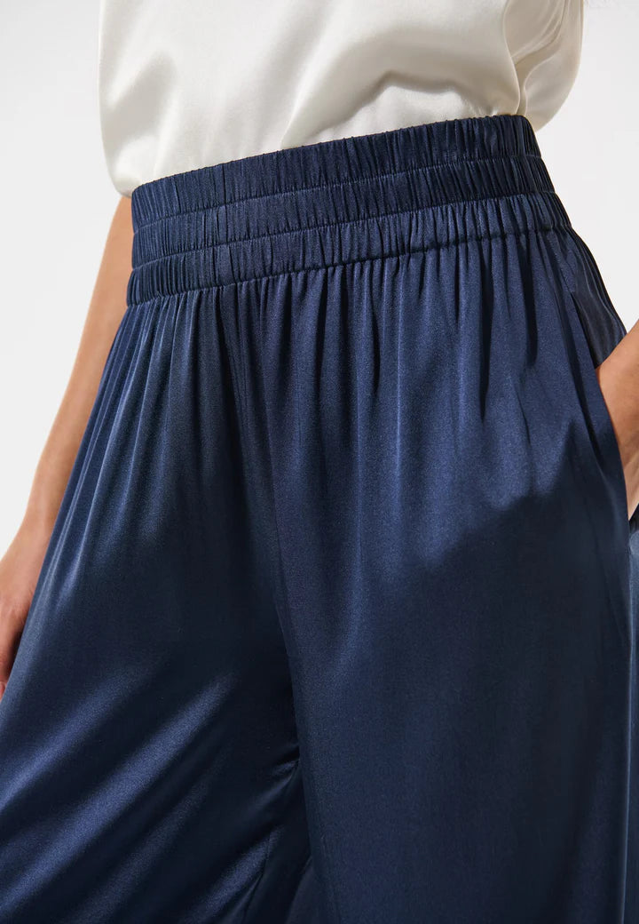 Dea Kudibal Stretch Silk Margo Optical Pants With Elastic Waist