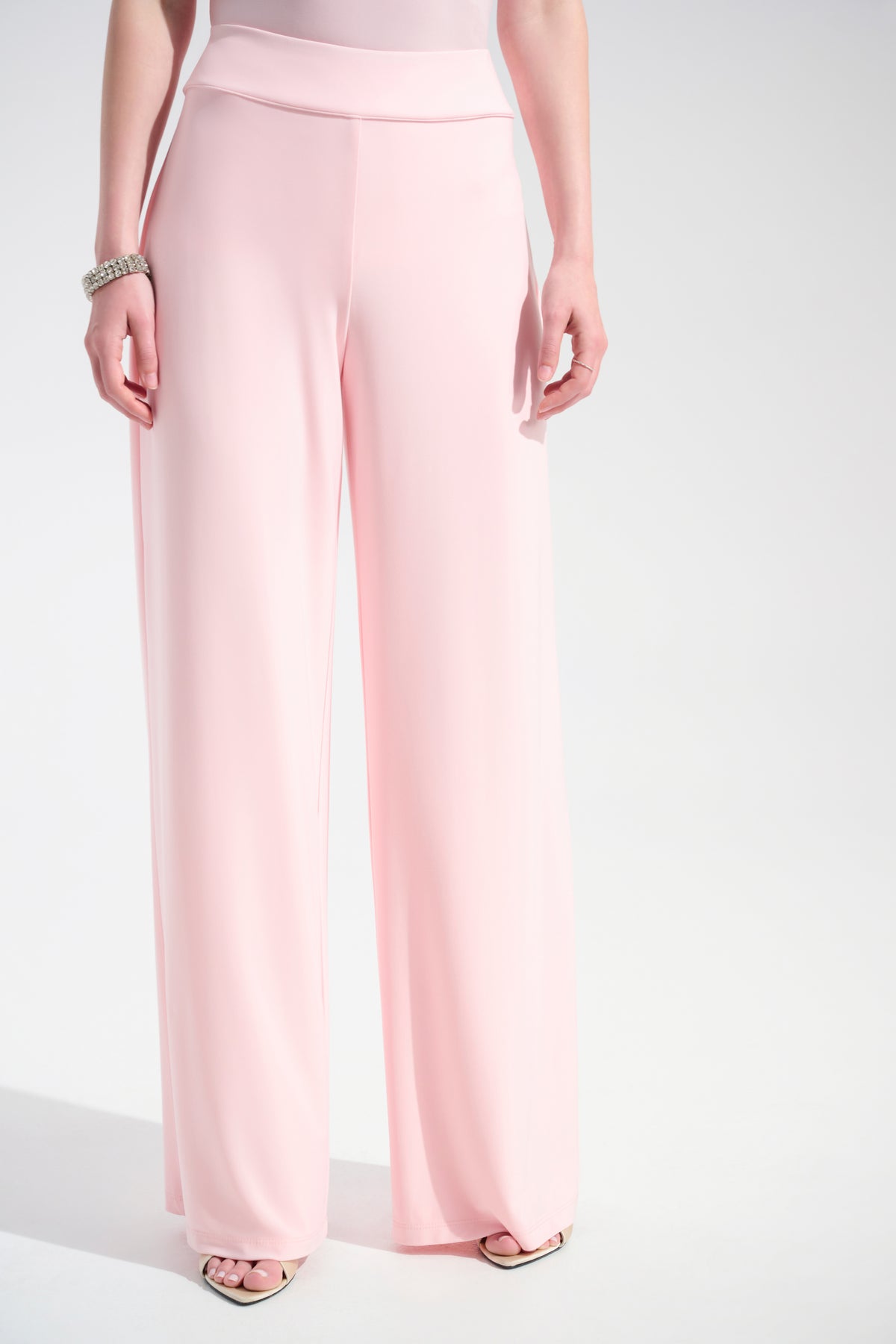 Joseph Ribkoff Petal Pink Signature | Wide Leg Pants