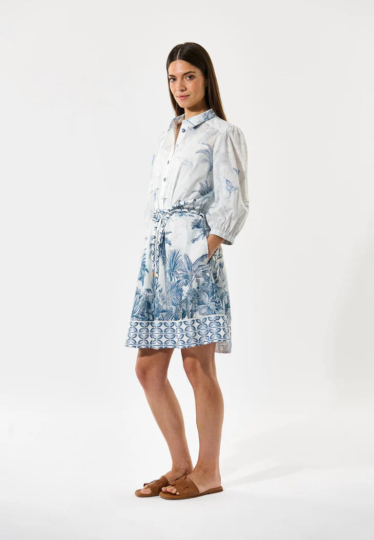 Dea Kudibal Mary Empire Dress With Baloon Sleeves