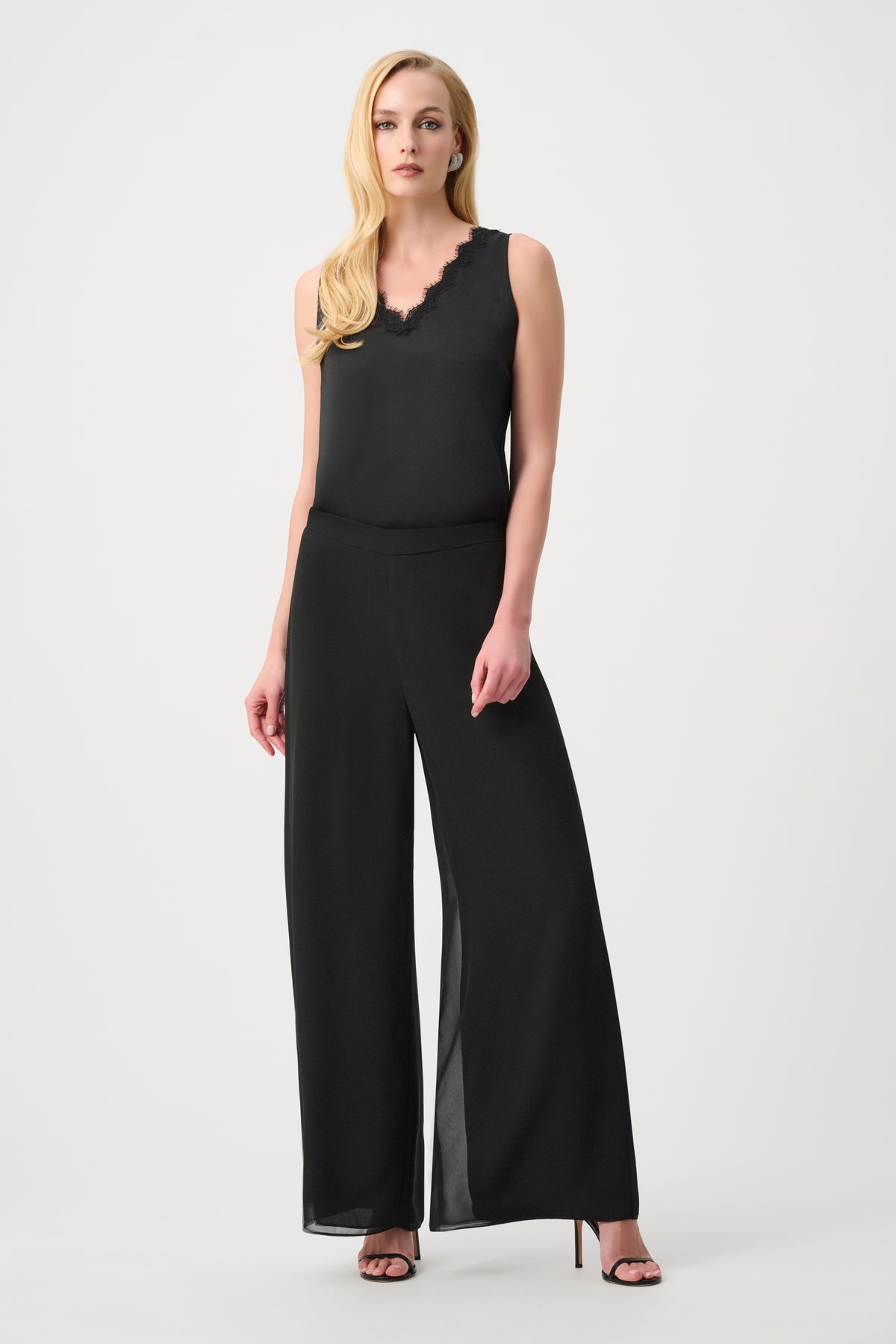 Joseph Ribkoff Black Signature | Wide-Leg Pull-On Pants