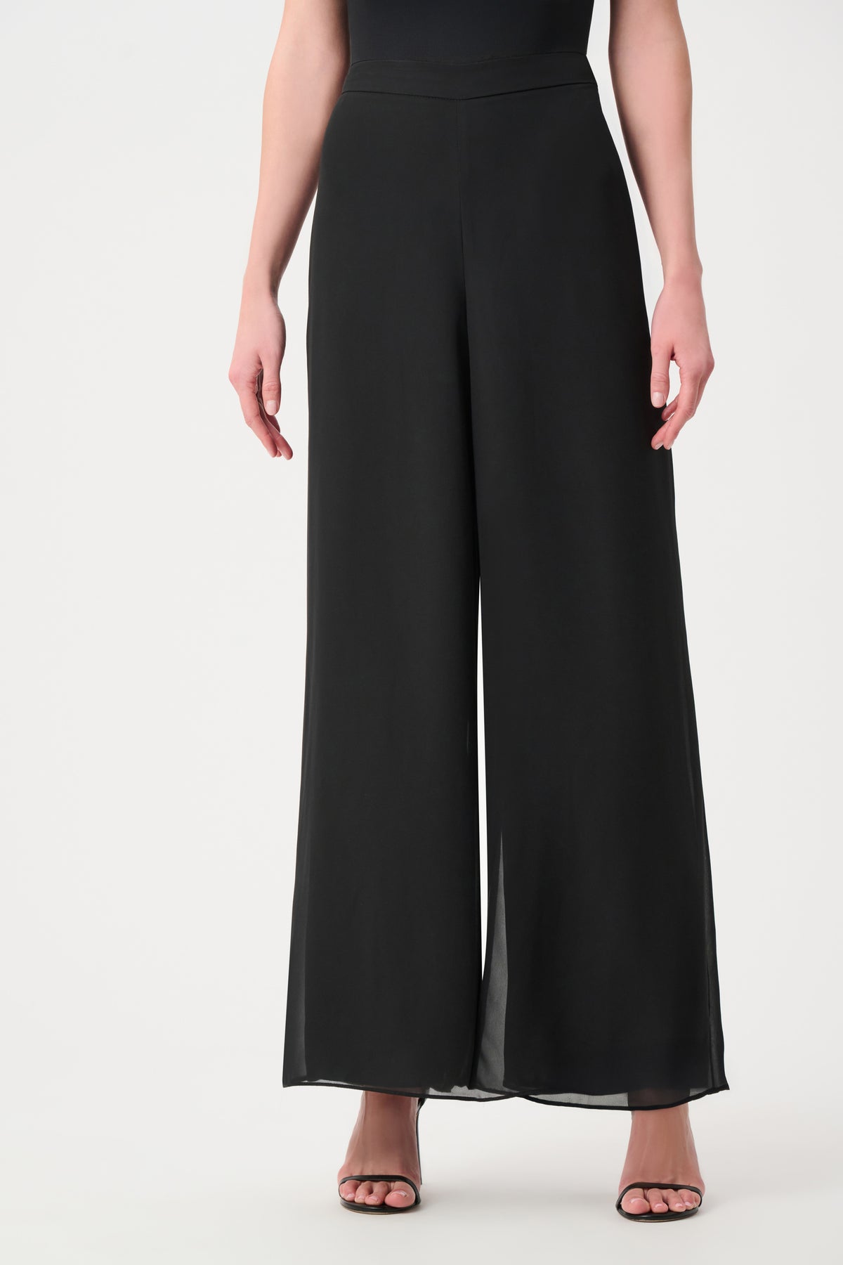 Joseph Ribkoff Black Signature | Wide-Leg Pull-On Pants