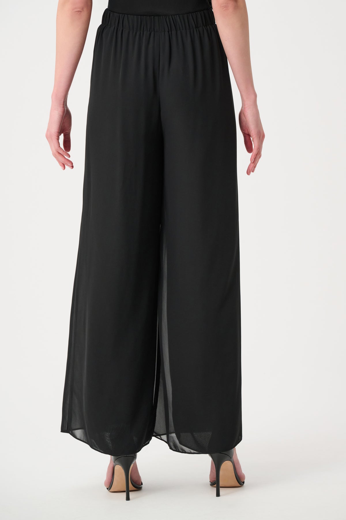 Joseph Ribkoff Black Signature | Wide-Leg Pull-On Pants