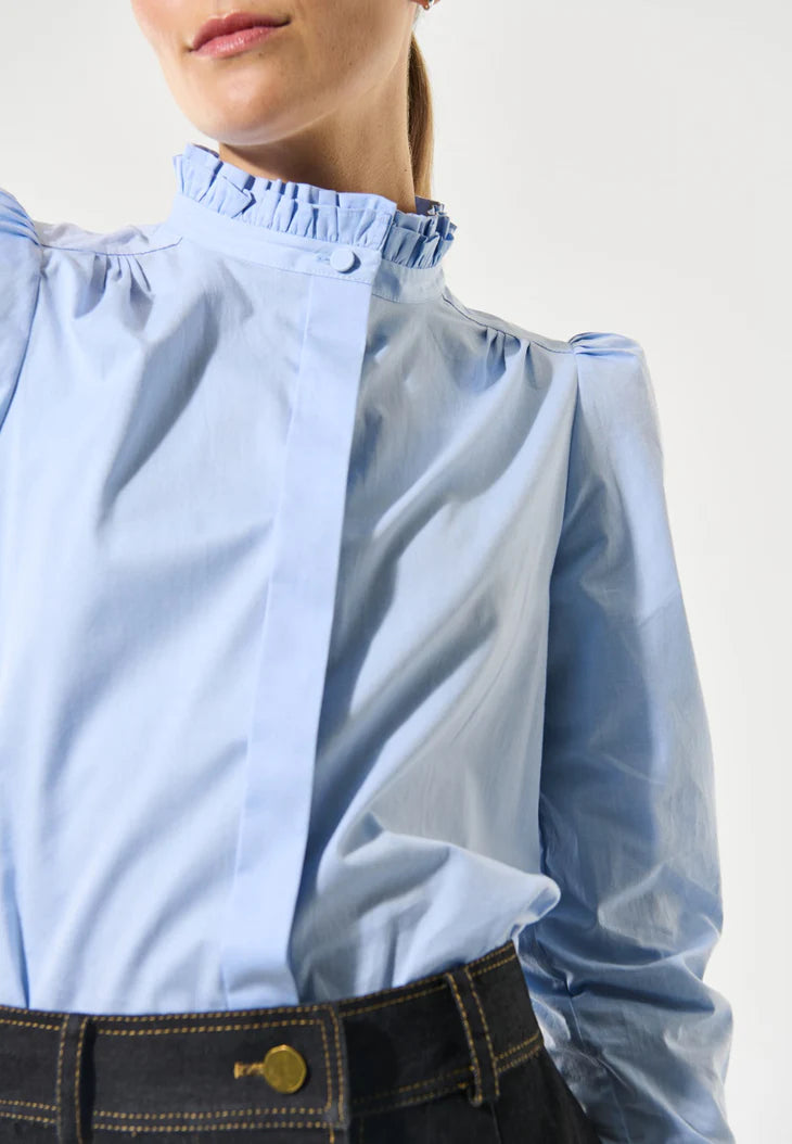 Dea Kudibal Roberta Delicate Oxford Cotton Light Blue Shirt