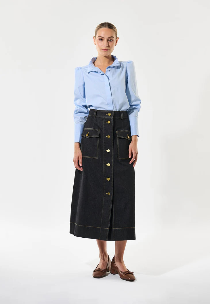 Dea Kudibal Roberta Delicate Oxford Cotton Light Blue Shirt