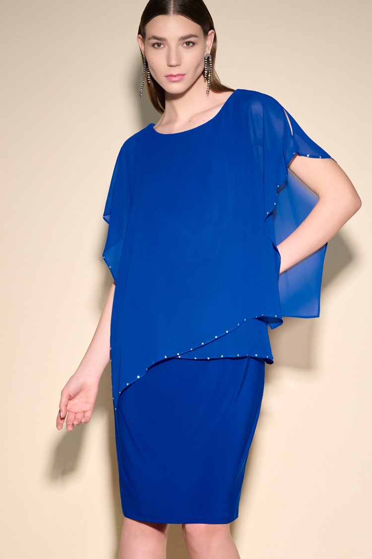 Joseph ribkoff best sale royal blue dress