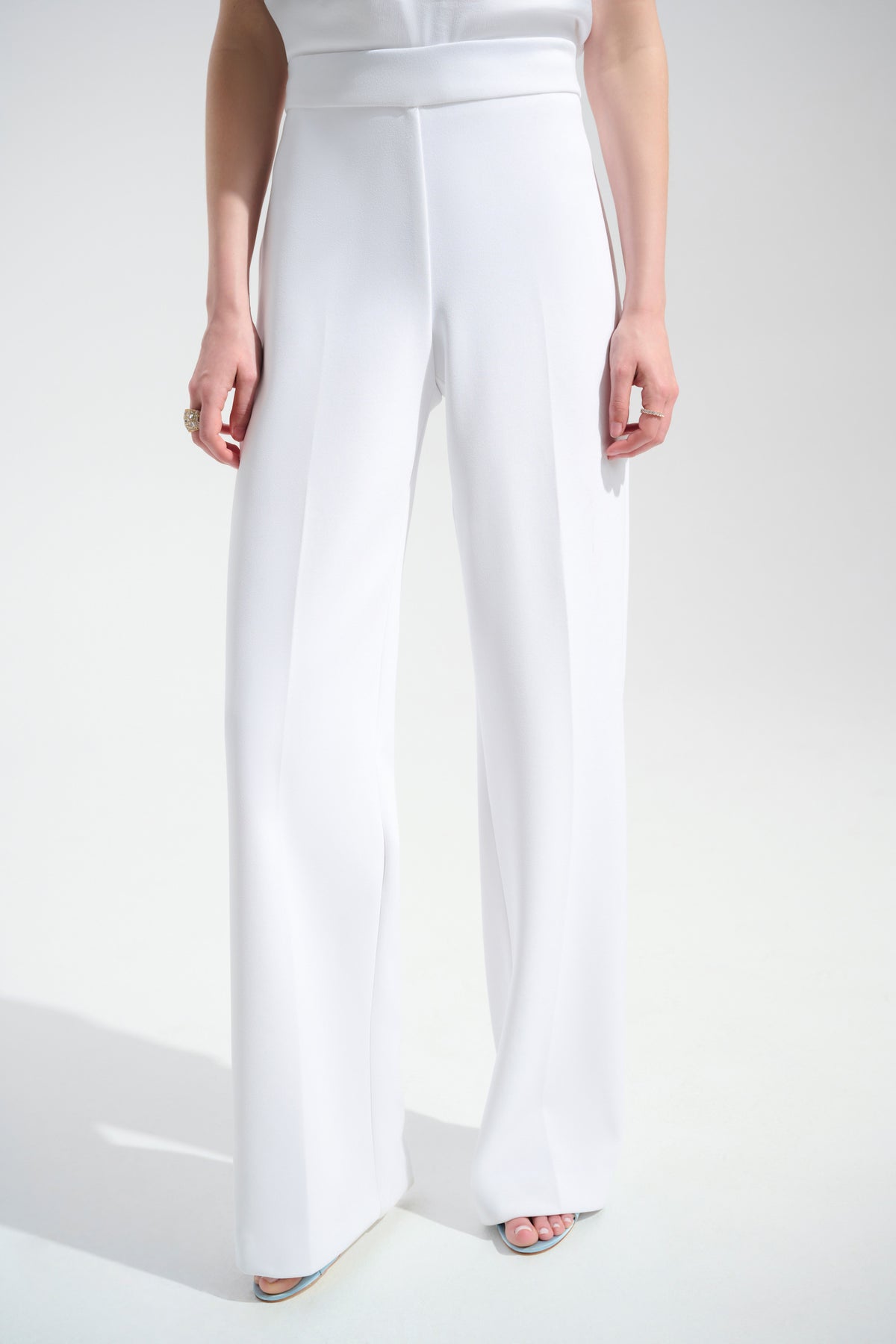 Joseph Ribkoff Vanilla Signature | Scuba Crepe Wide Leg Pull-On Pants