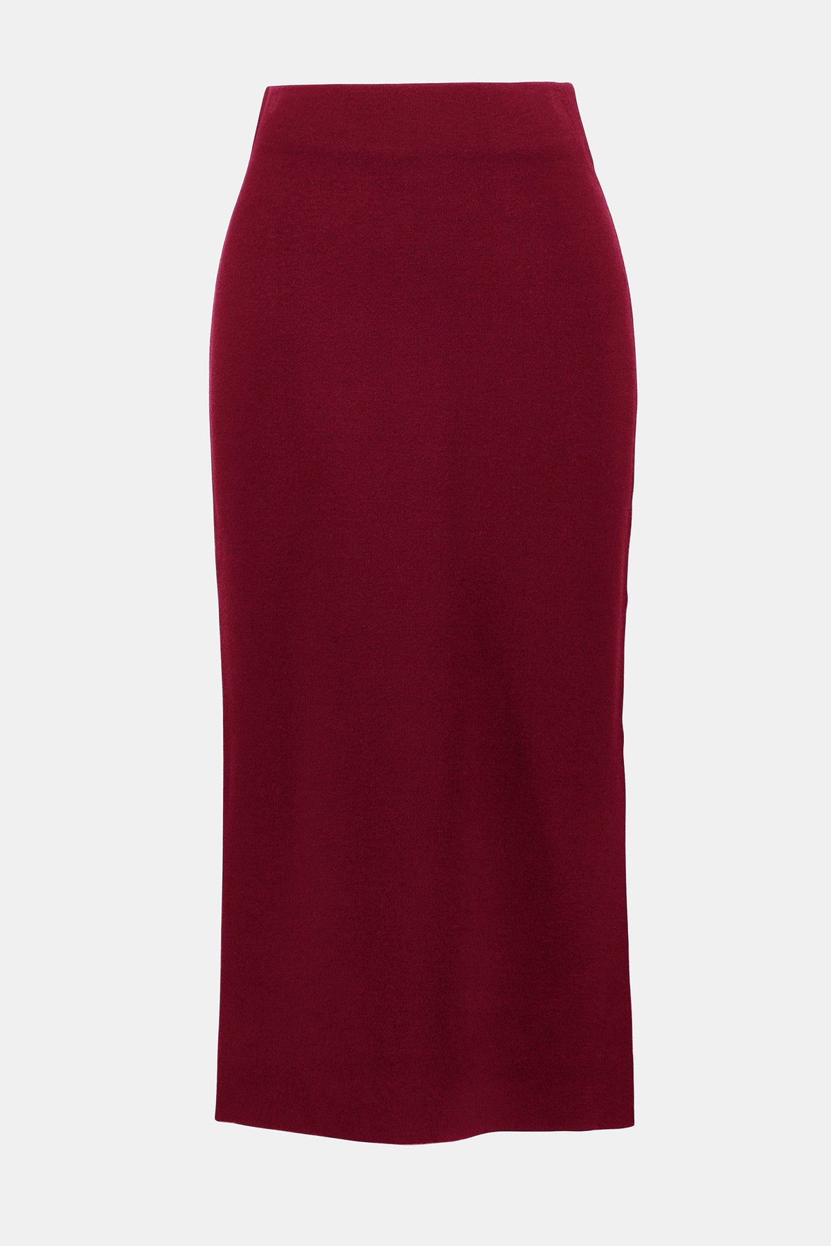 Joseph Ribkoff Merlot Sweater Knit Midi Skirt