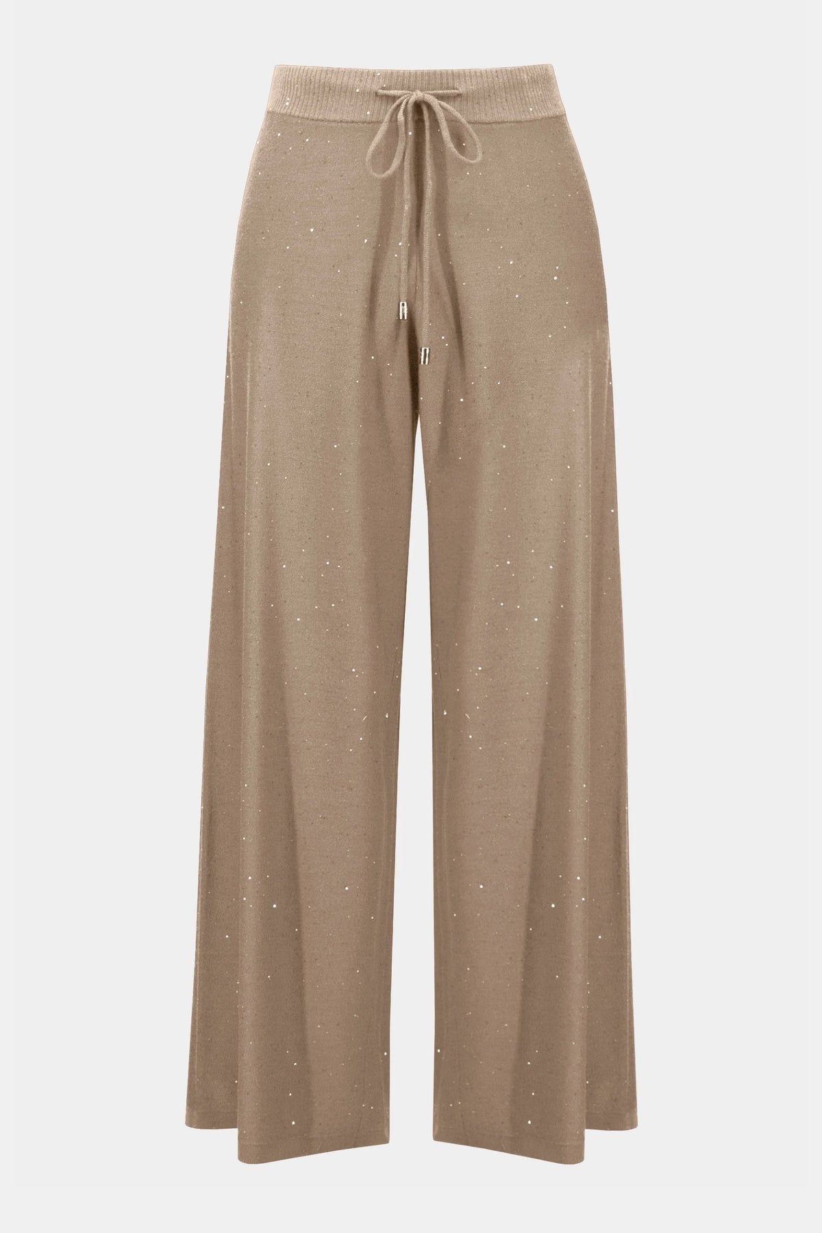 Joseph Ribkoff Fawn Sequined Sweater Knit Culotte Pants