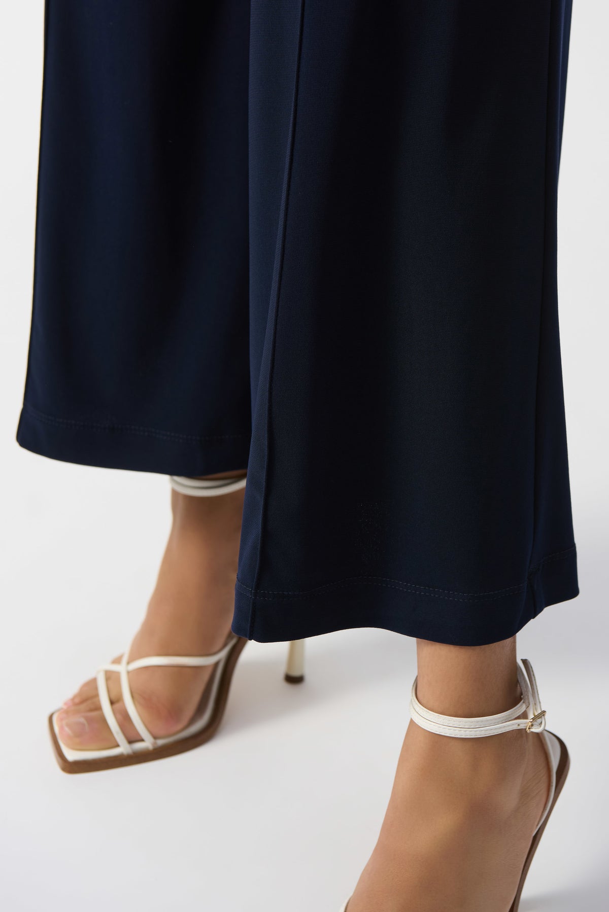 Joseph Ribkoff Midnight Silky Knit Pull-On Wide Leg Pants
