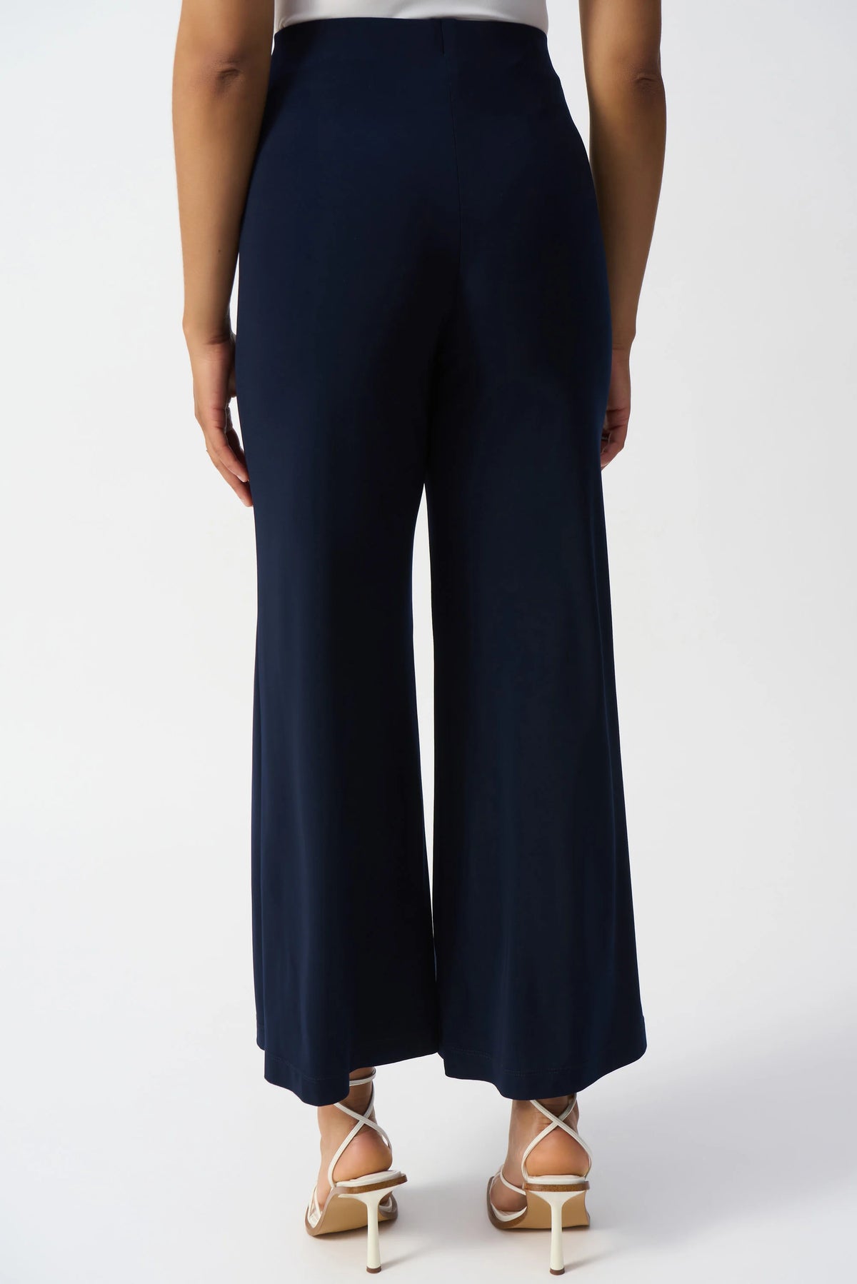 Joseph Ribkoff Midnight Silky Knit Pull-On Wide Leg Pants