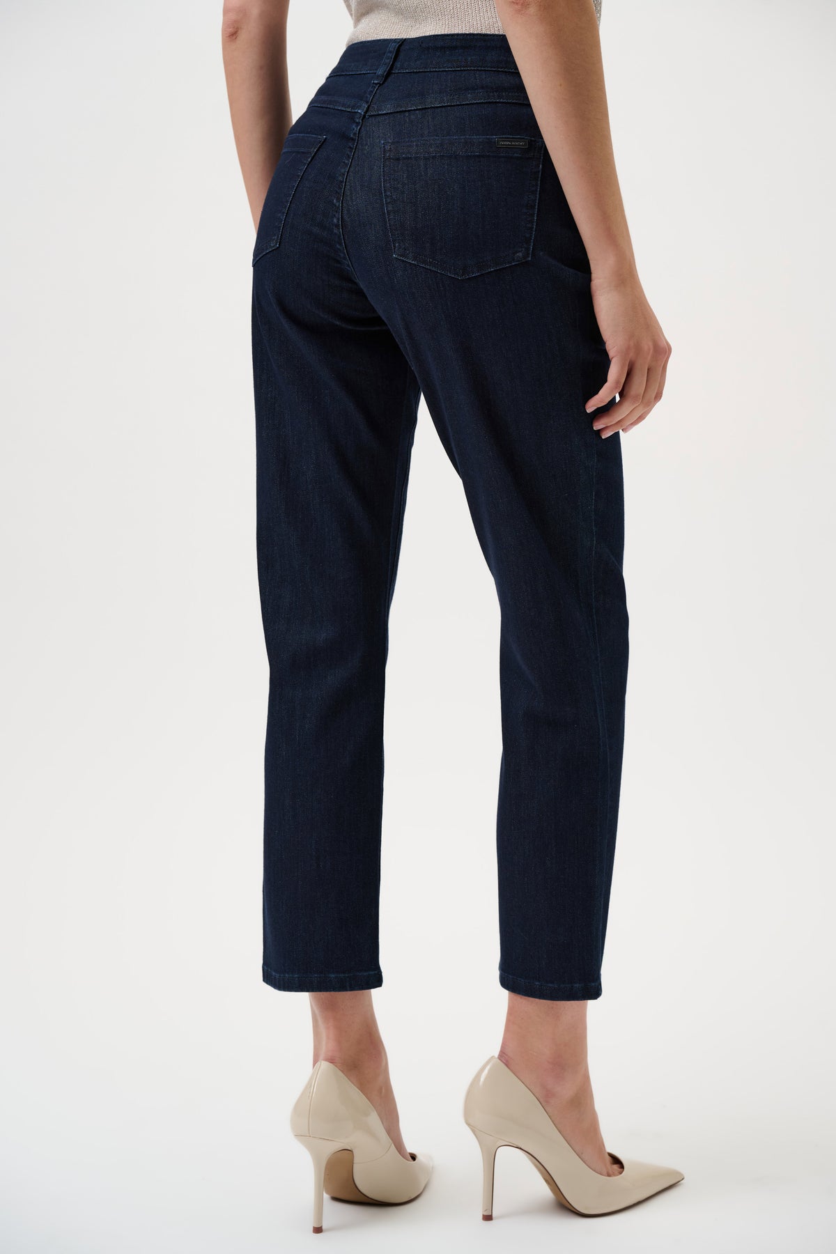 Joseph Ribkoff Gia Essential Slim Fit Stretch Jeans- Dark Blue Denim