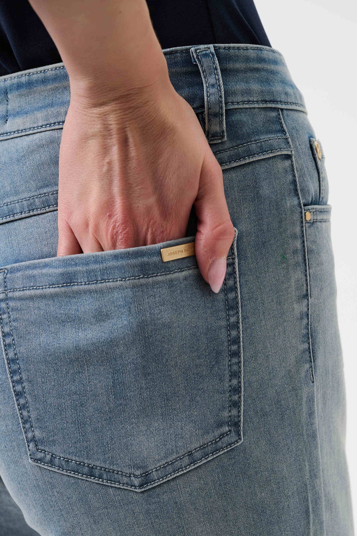 Joseph Ribkoff Light Blue Denim Gia Classic Slim Fit Stretch Jeans