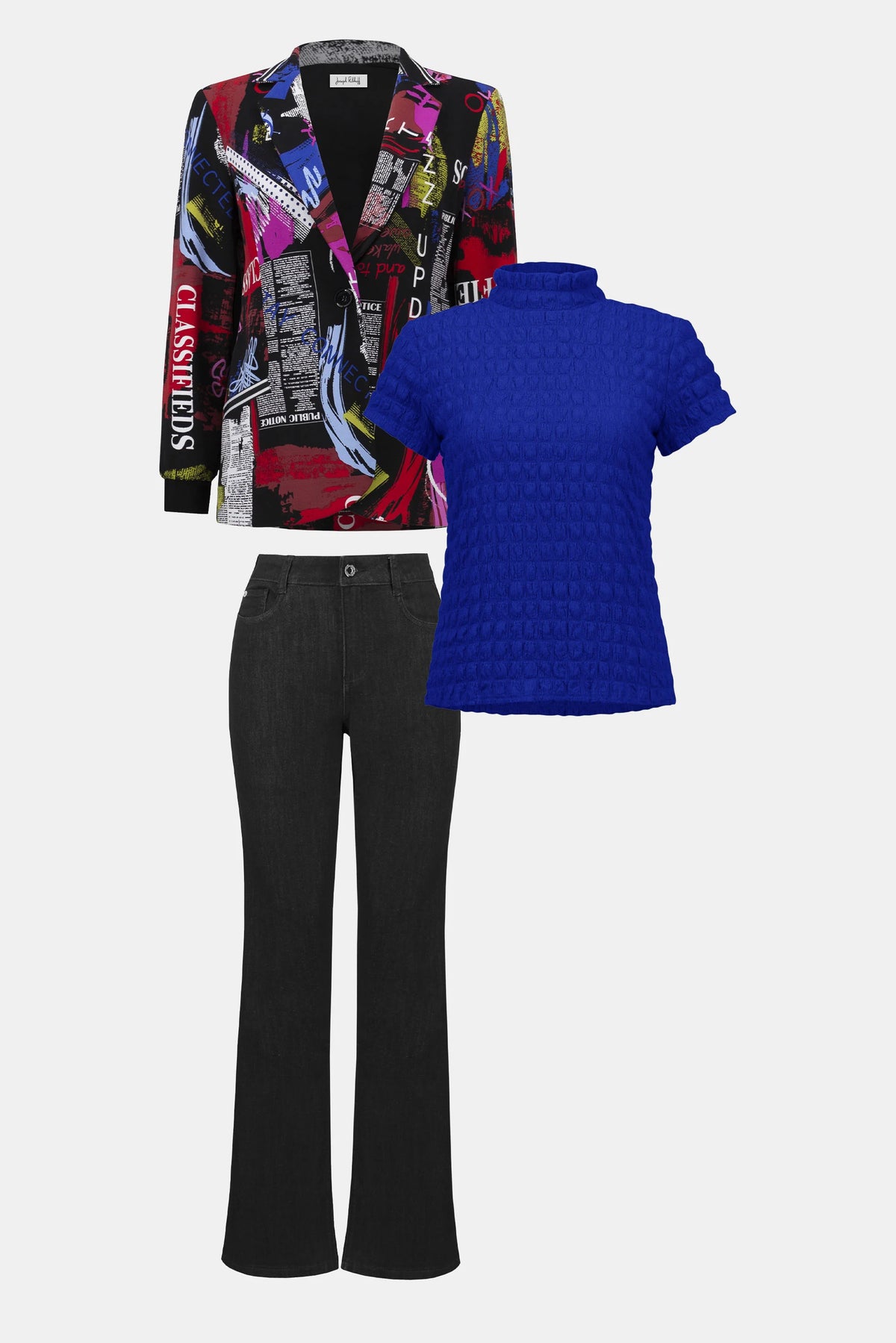 Joseph Ribkoff Black Brooke | Classic Bootcut Stretch Jeans