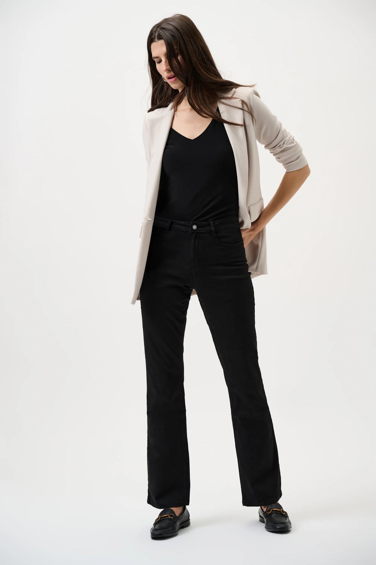 Joseph Ribkoff Black Brooke | Classic Bootcut Stretch Jeans