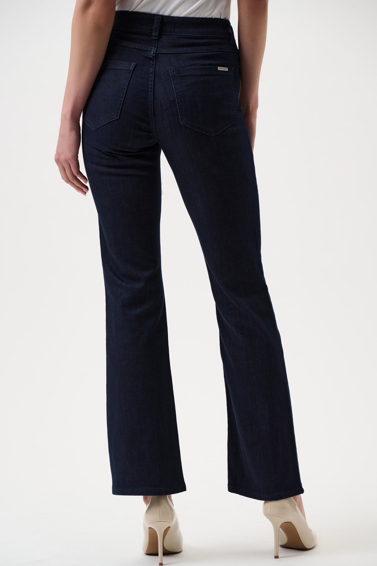 Joseph Ribkoff Dark Denim Blue Brooke | Classic Bootcut Stretch Jeans