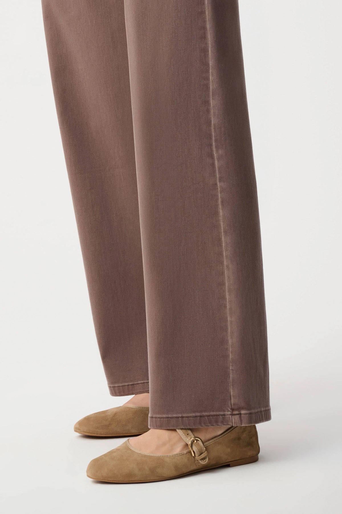 Joseph Ribkoff Mink Goldie | Classic Wide-Leg Stretch Jeans