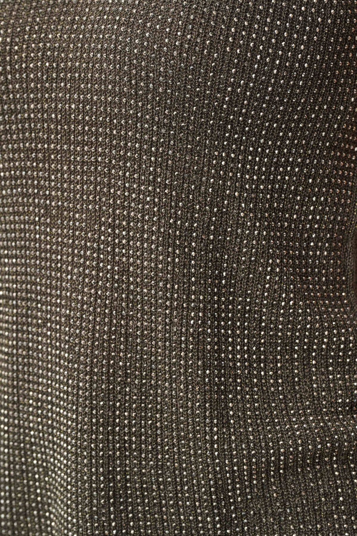Joseph Ribkoff Avocado Metallic Knitted Camisole with Rhinestones