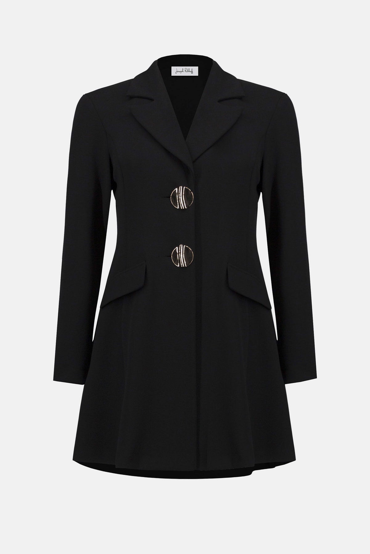 Joseph Ribkoff Scuba Crepe Fit and Flare Coat