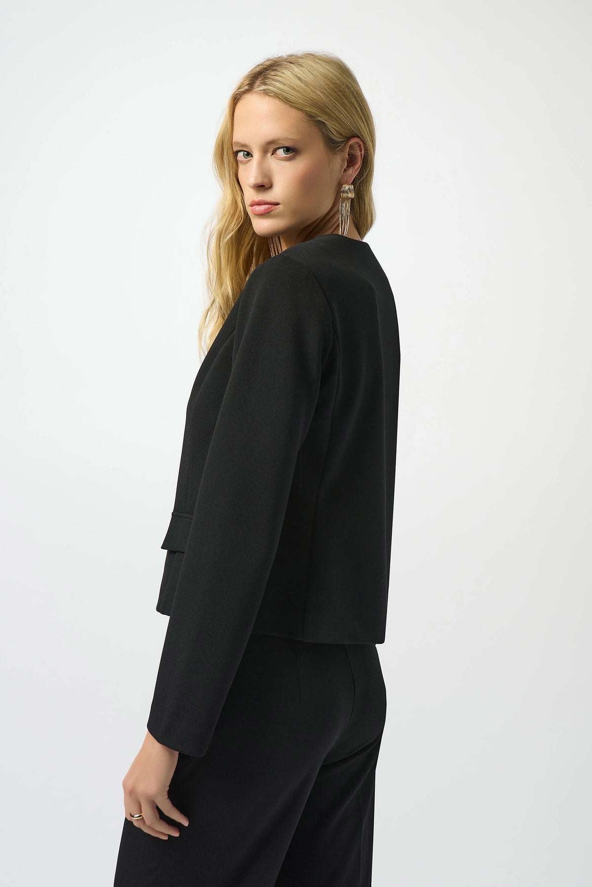 Joseph Ribkoff Scuba Crepe Boxy Blazer