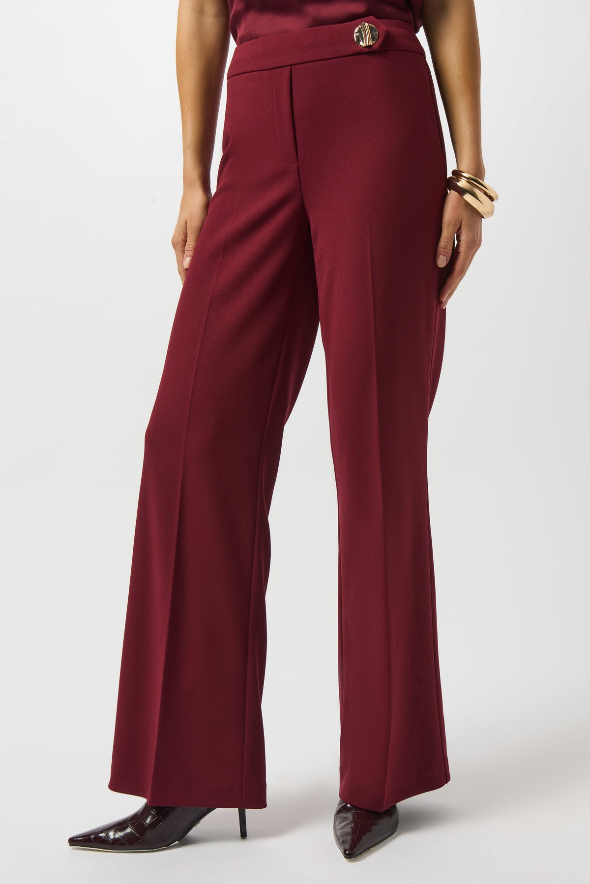 Joseph Ribkoff Scuba Crepe Wide-Leg Pants