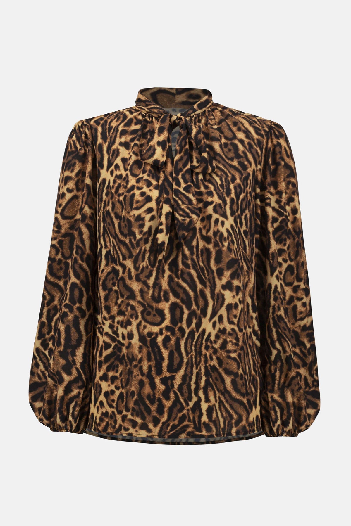 Joseph Ribkoff Recycled Georgette Animal Print Straight Top