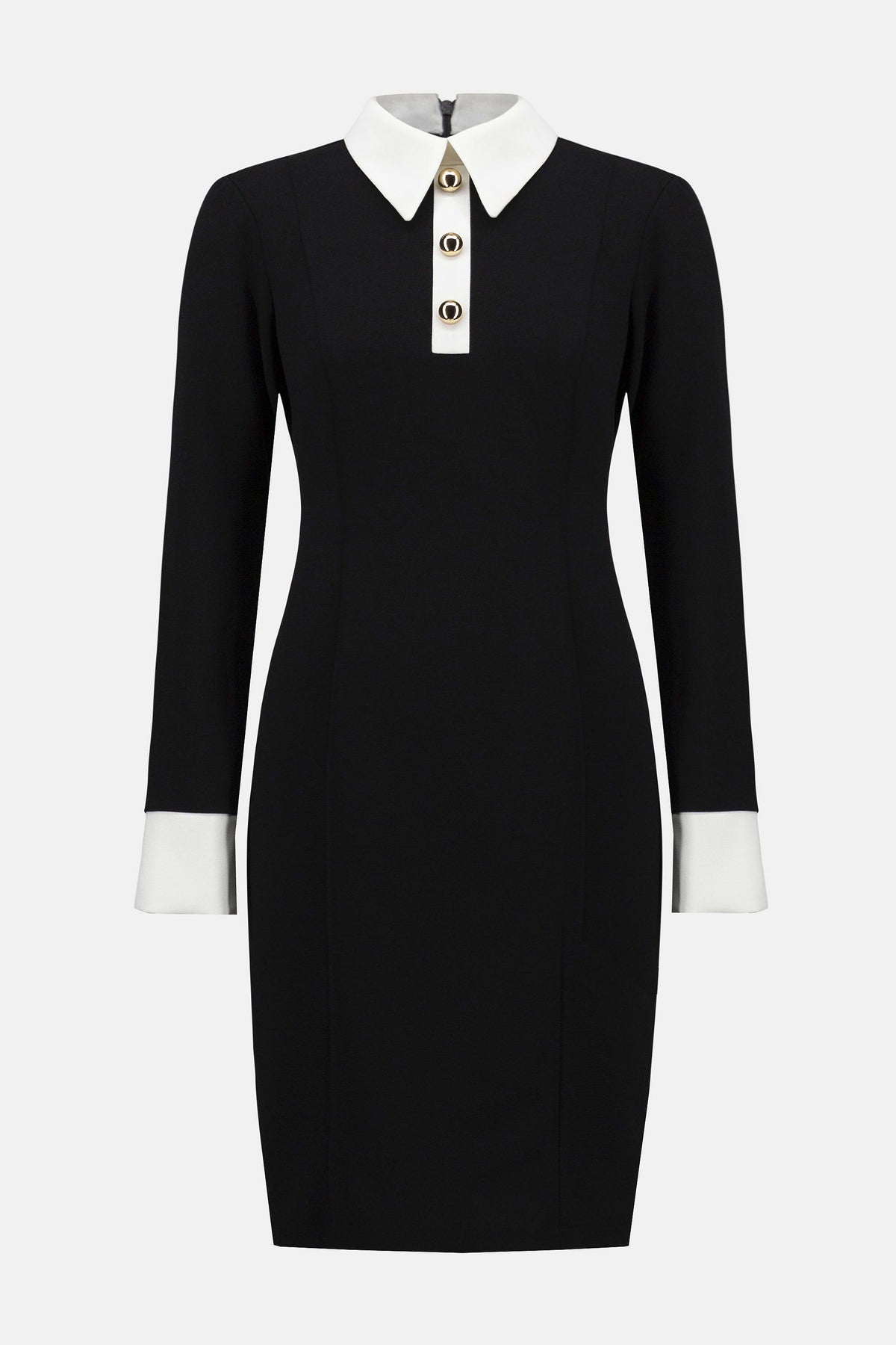 Joseph Ribkoff Scuba Crepe Colour-Block Shift Dress