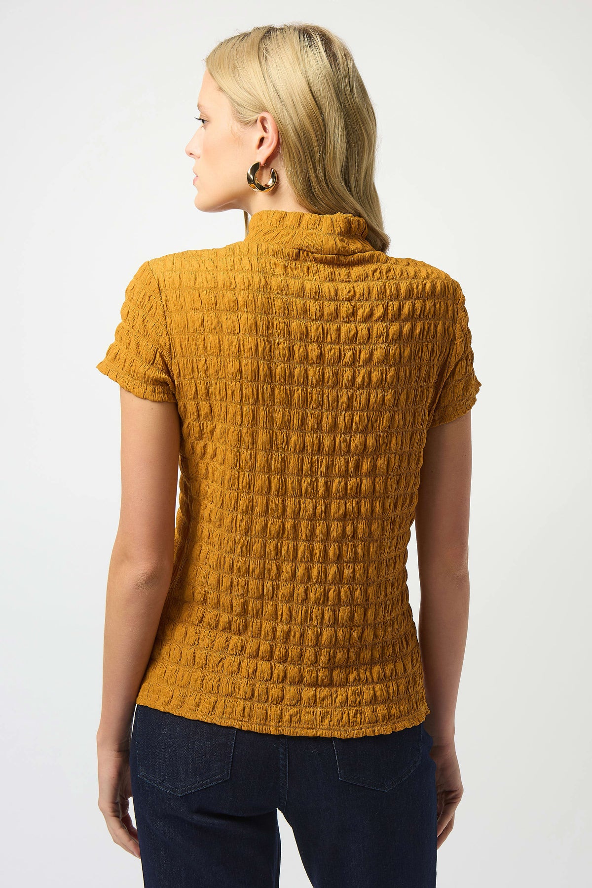 Joseph Ribkoff Textured Knit Fitted Top