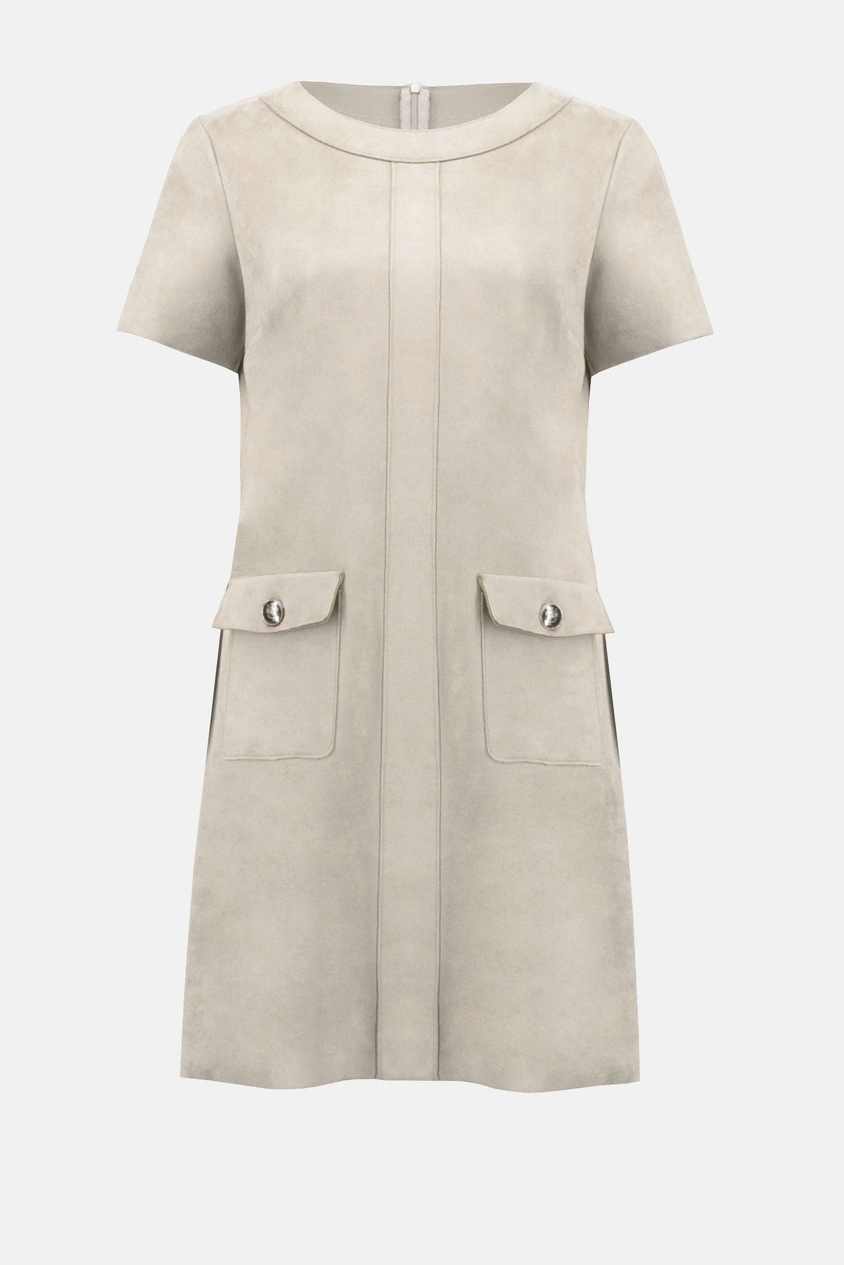 Joseph Ribkoff Moonstone Scuba Suede Shift Dress