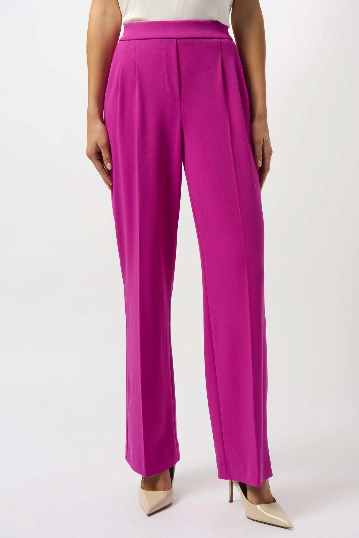 Joseph Ribkoff Cosmos Scuba Crepe Wide Leg Pull-On Pants