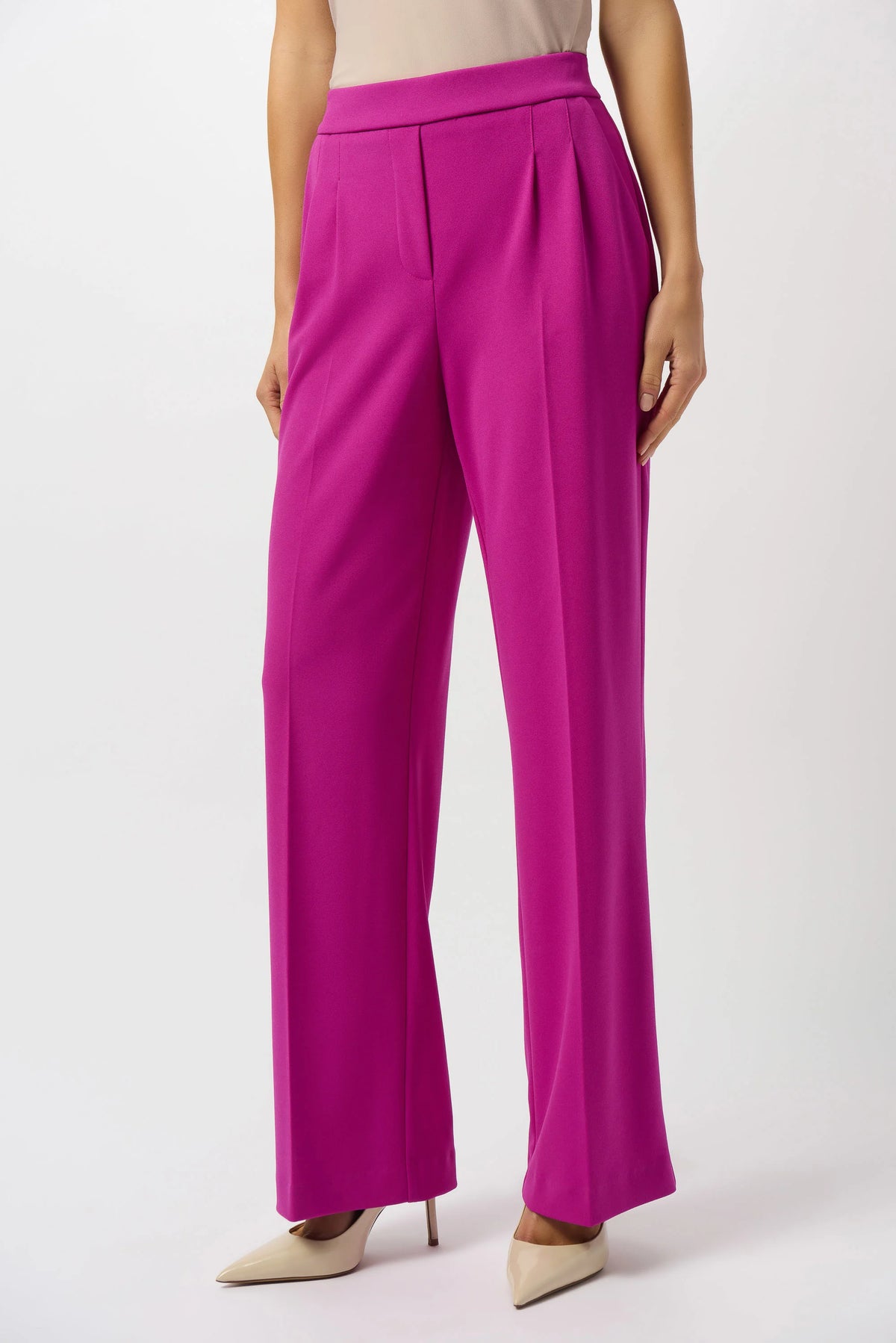 Joseph Ribkoff Cosmos Scuba Crepe Wide Leg Pull-On Pants