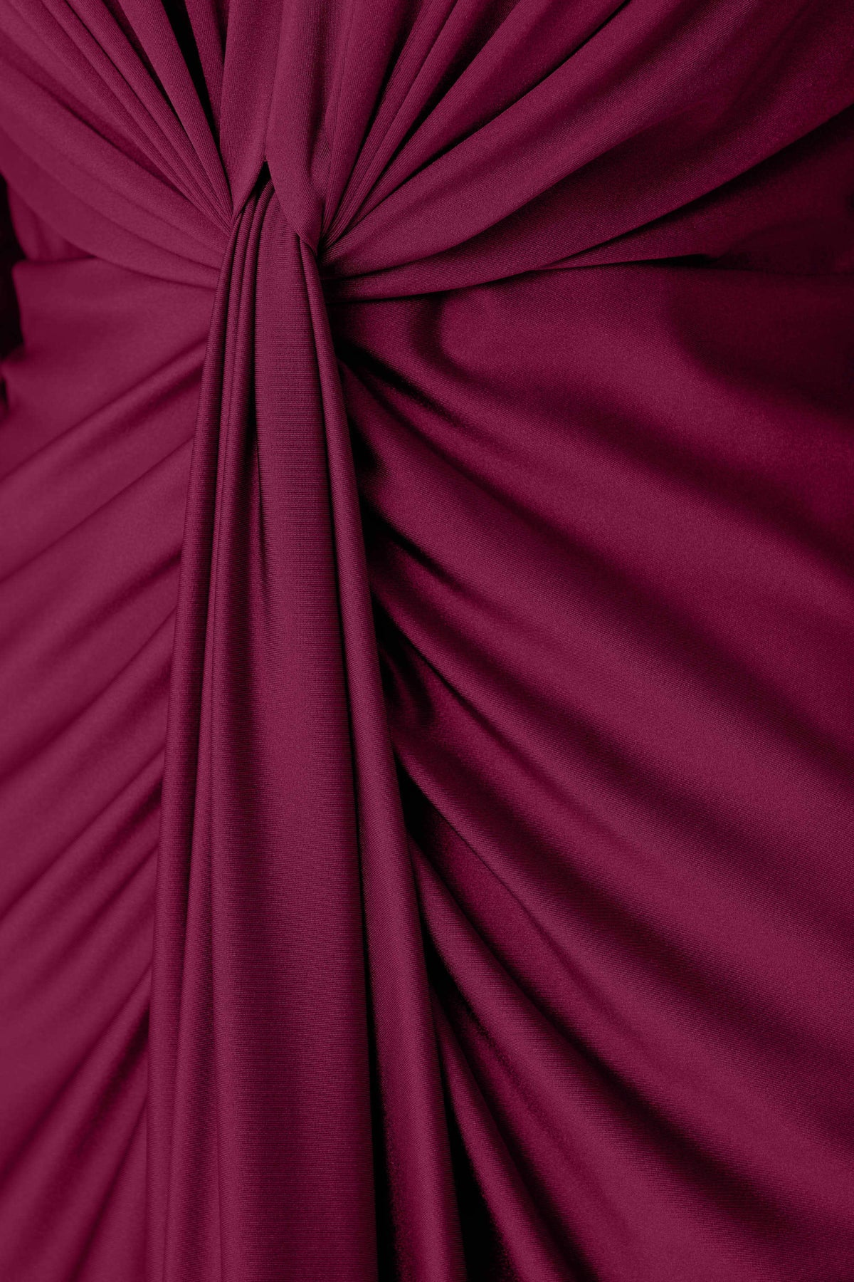 Joseph Ribkoff Berry Burst Signature | Satin Effect Knit Draped V-Neck Sheath Dress