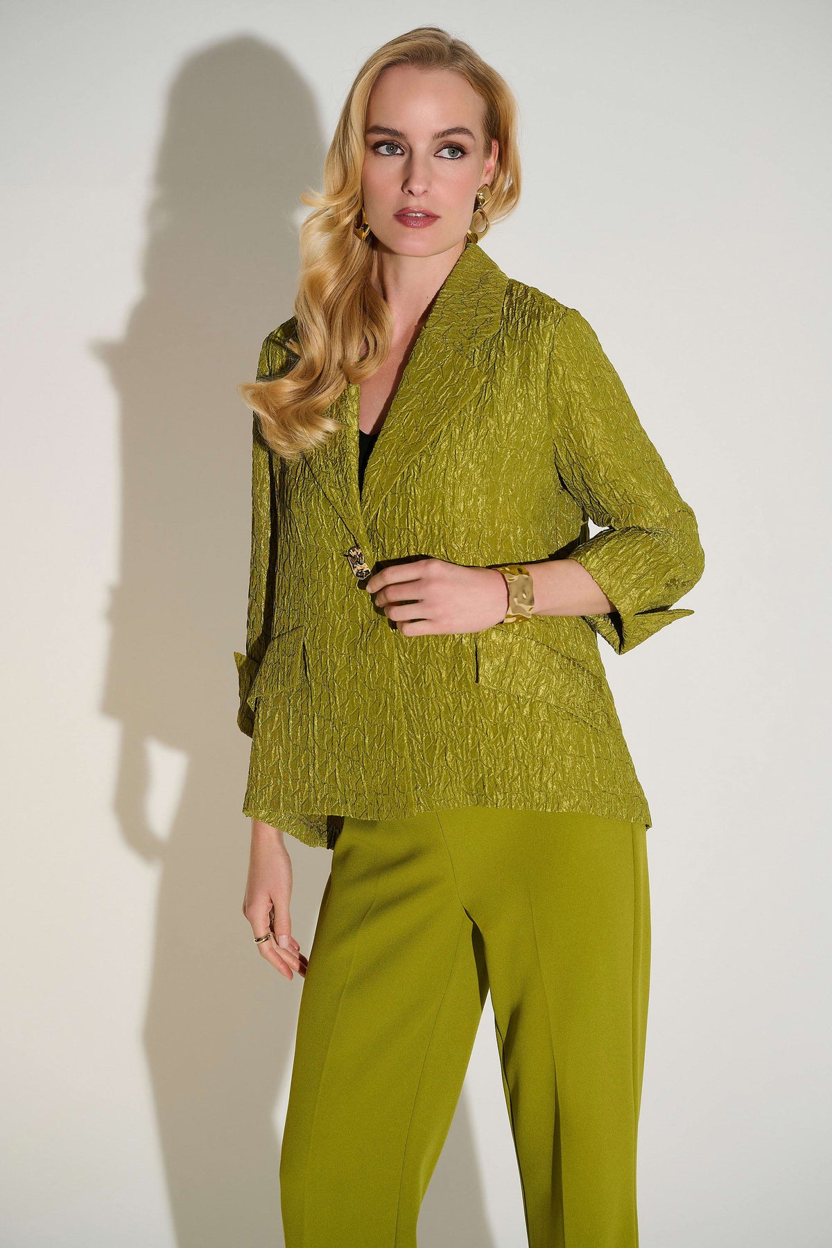 Joseph Ribkoff Signature | Textured Jacquard Swing Jacket