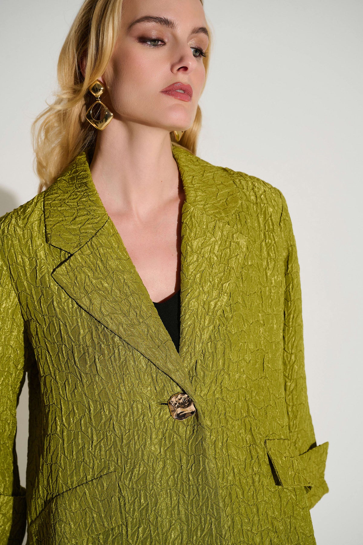 Joseph Ribkoff Signature | Textured Jacquard Swing Jacket
