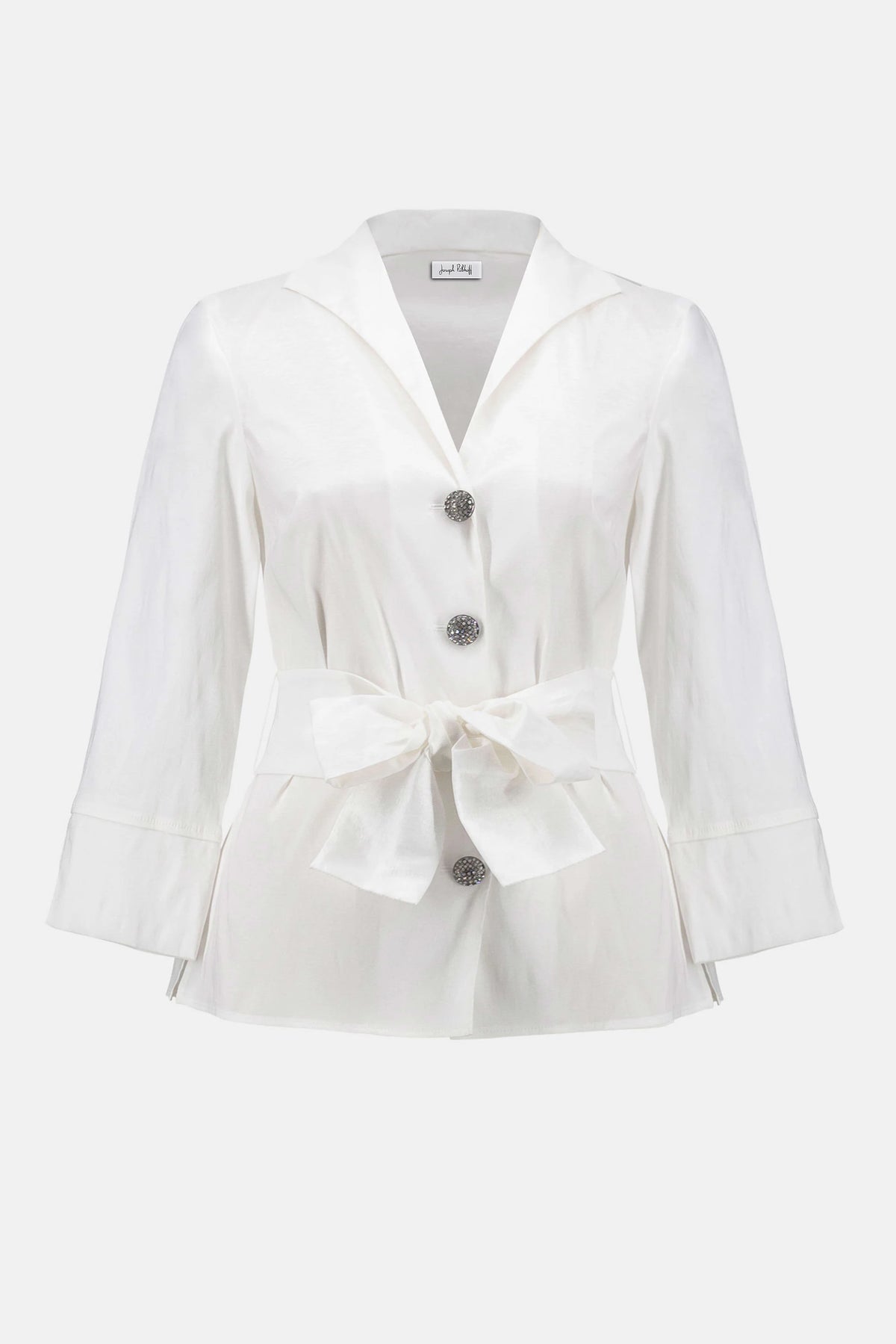 Joseph Ribkoff Signature | Stretch Taffeta Fitted Blouse