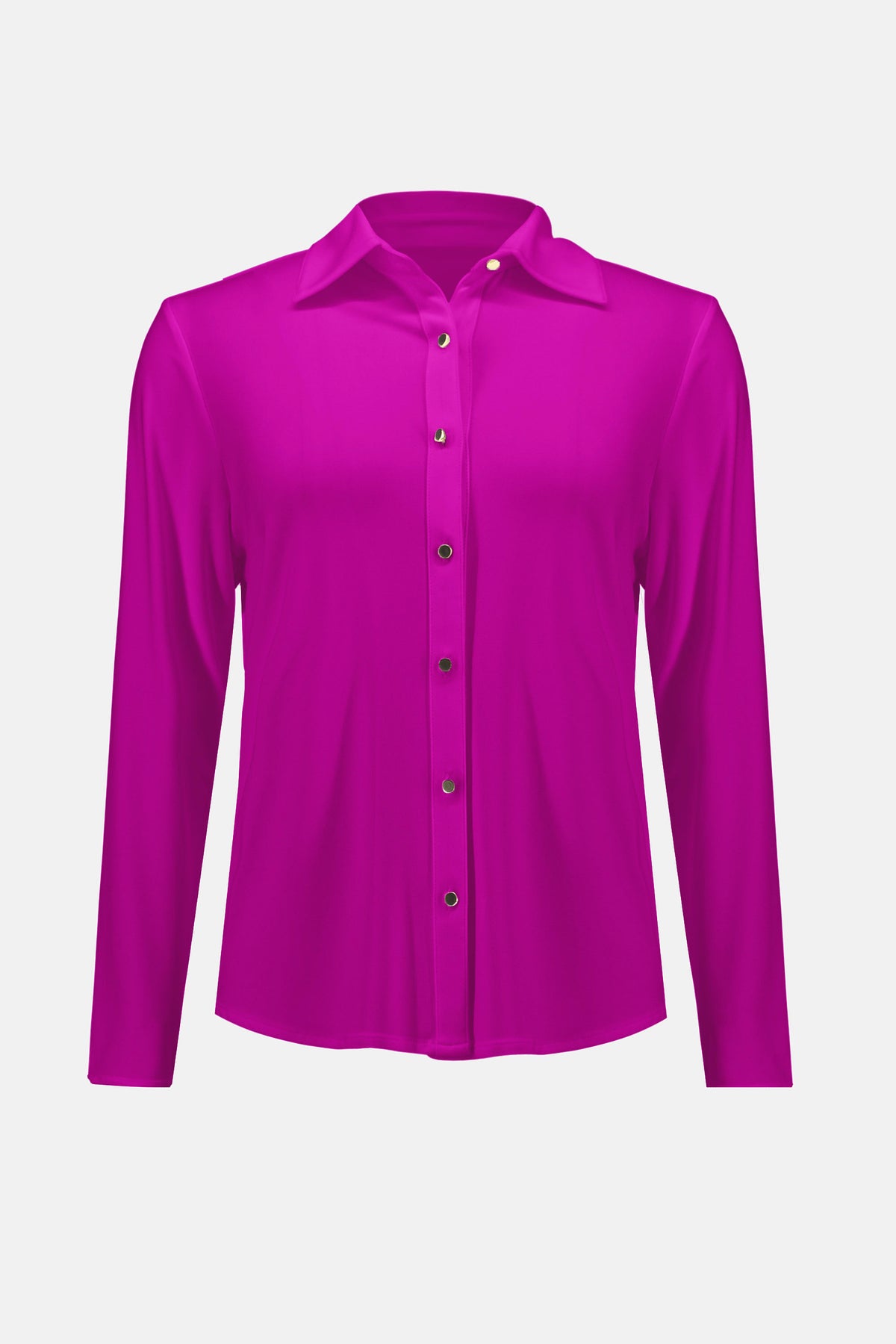 Joseph Ribkoff Cosmos Silky Knit Button-Front Straight Blouse