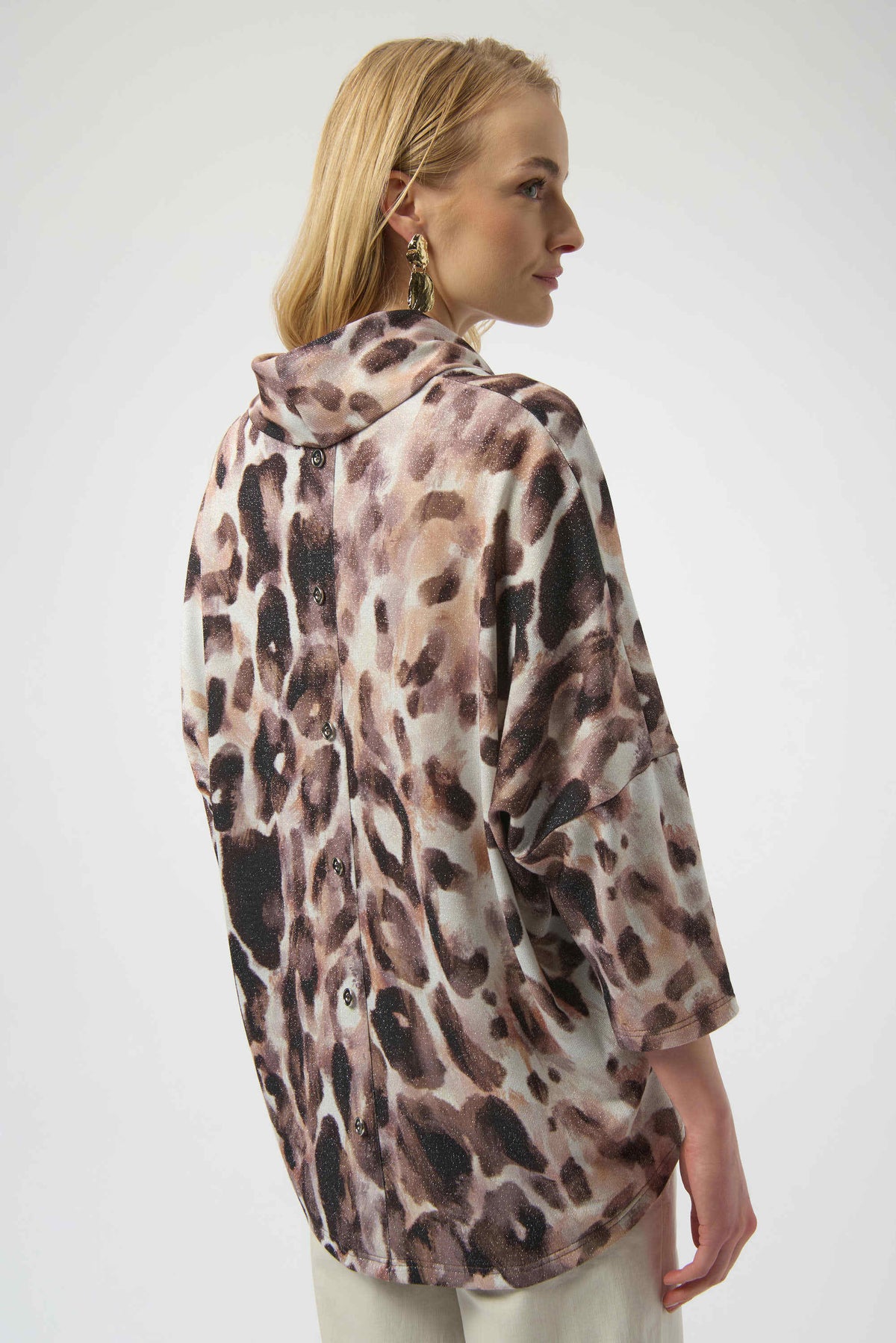 Joseph Ribkoff Sweater Knit Animal Print Tunic
