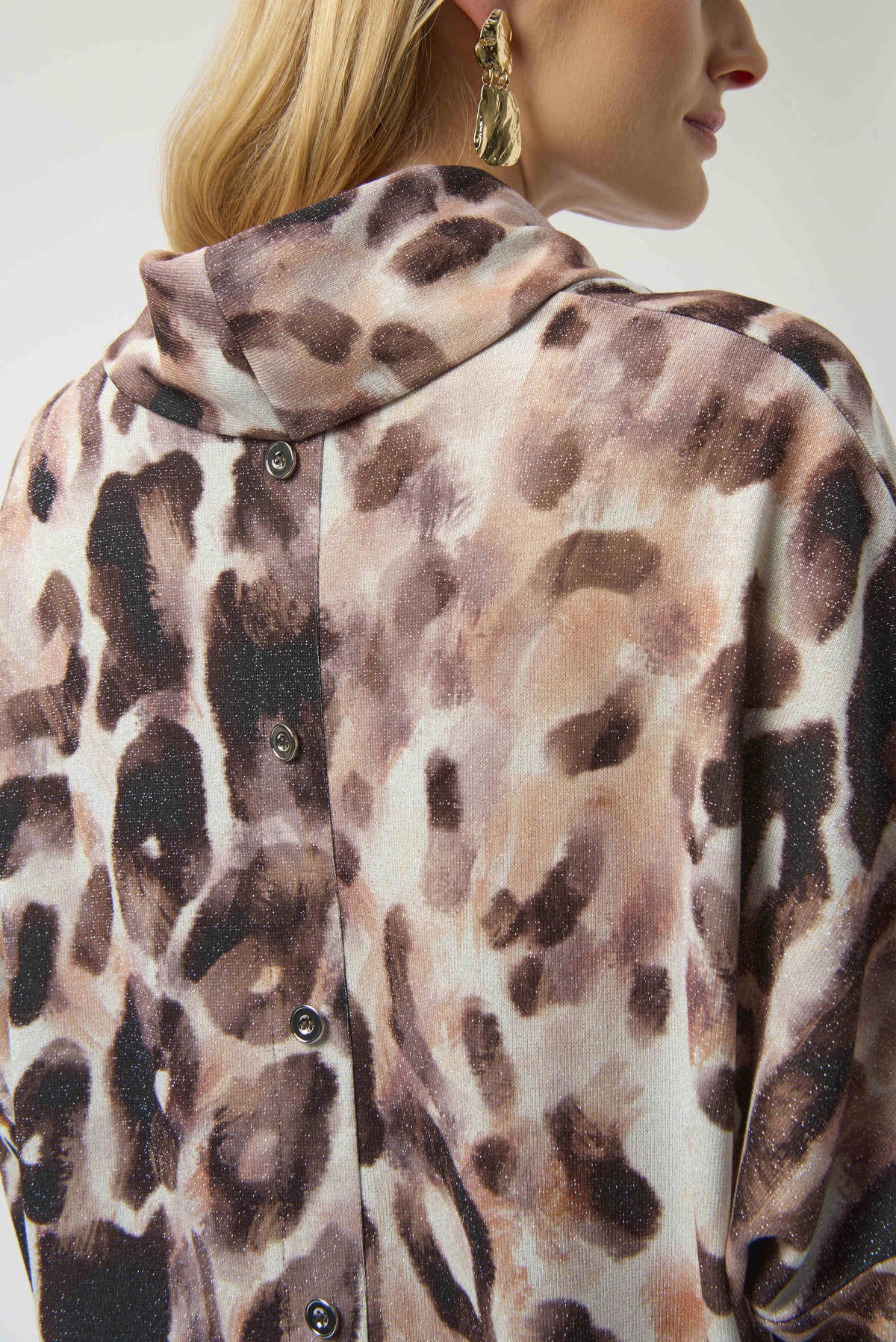 Joseph Ribkoff Sweater Knit Animal Print Tunic