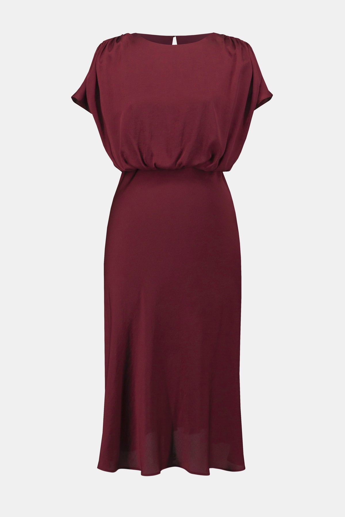 Joseph Ribkoff Recycled Satin Blouson A-Line Dress