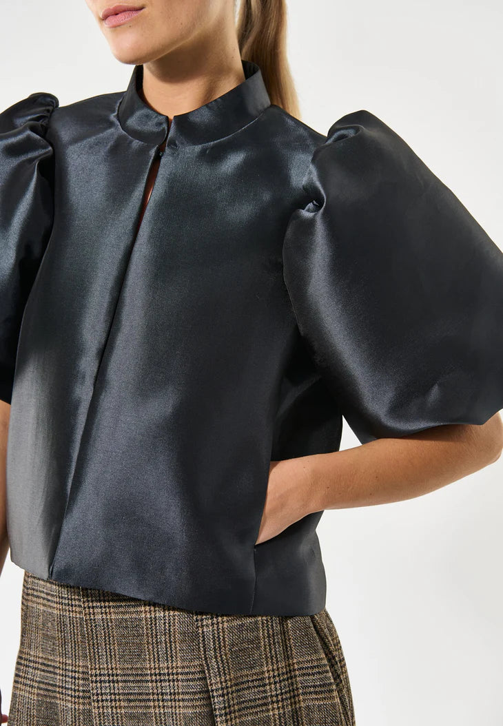 Dea Kudibal Olivia Taffeta Twill Black Jacket