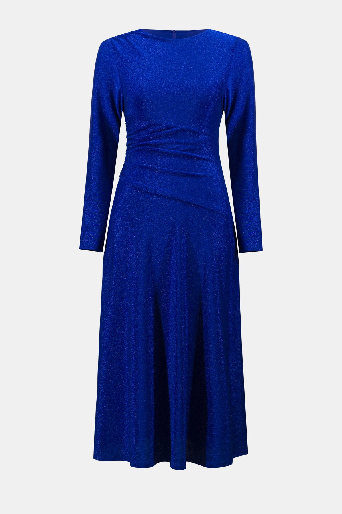 Joseph Ribkoff Royal Saphire Sparkle Knit Fit &amp; Flare Dress