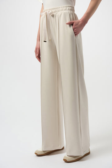 Joseph Ribkoff Birch Scuba Jersey Wide Leg Pull-On Pants