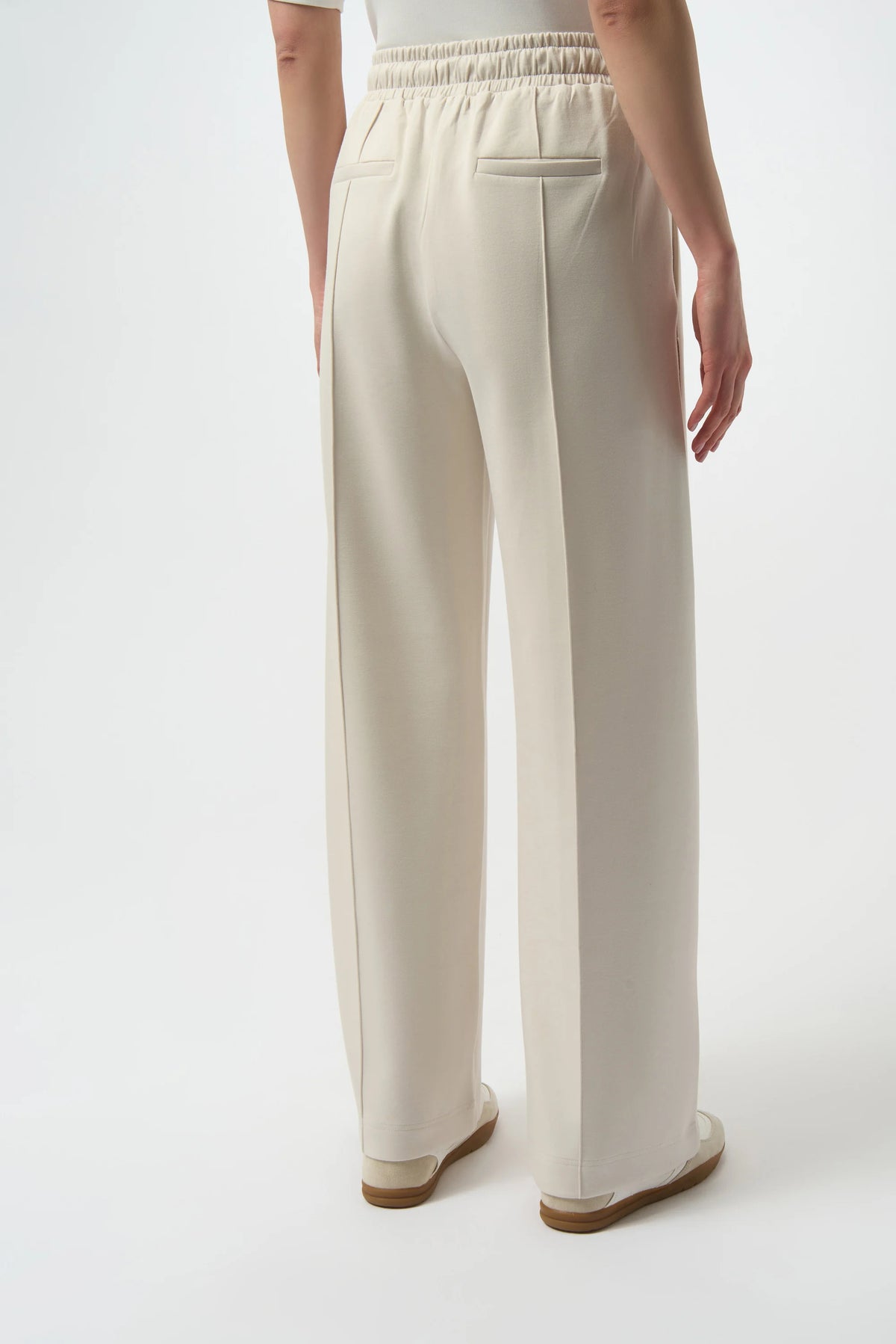 Joseph Ribkoff Birch Scuba Jersey Wide Leg Pull-On Pants