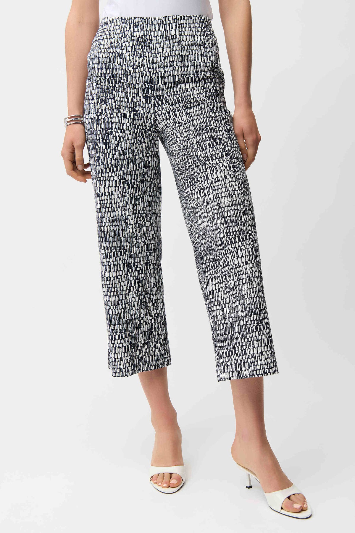 Joseph Ribkoff Millennium Abstract Print Pull-On Culotte