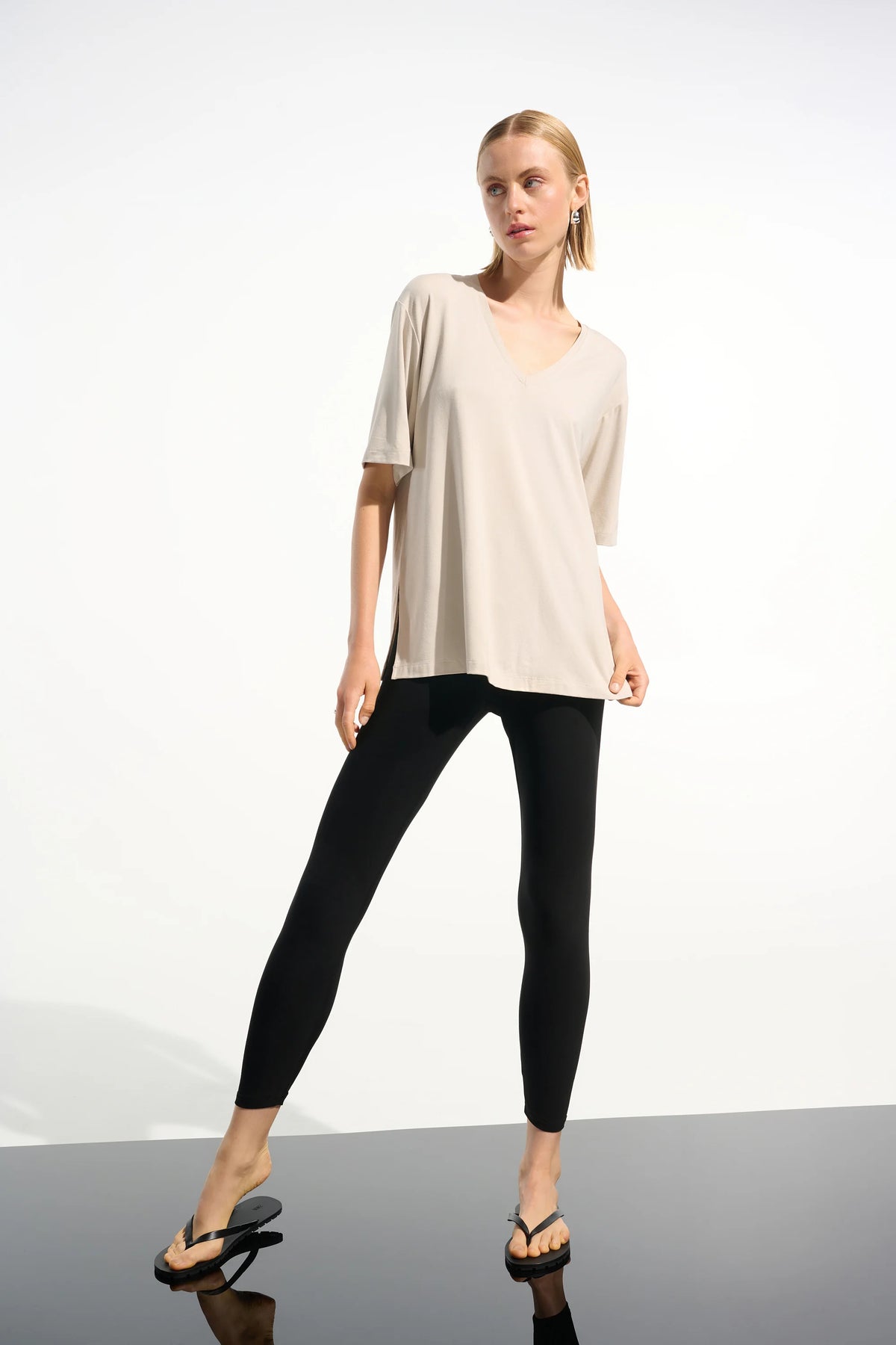 Joseph Ribkoff Moonstone Jersey Boxy Tunic With V-neckline