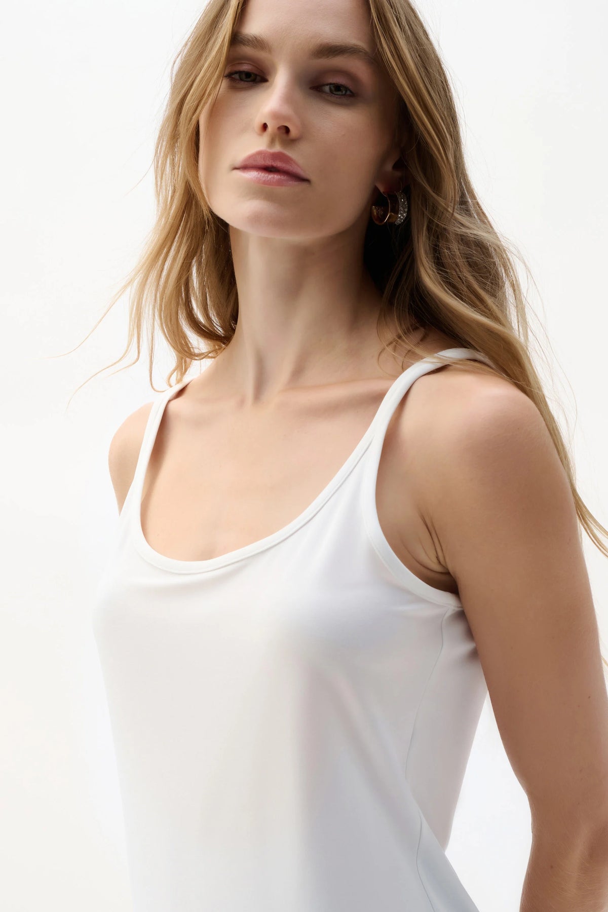 Joseph Ribkoff Vanilla Silky Knit Fitted Camisole